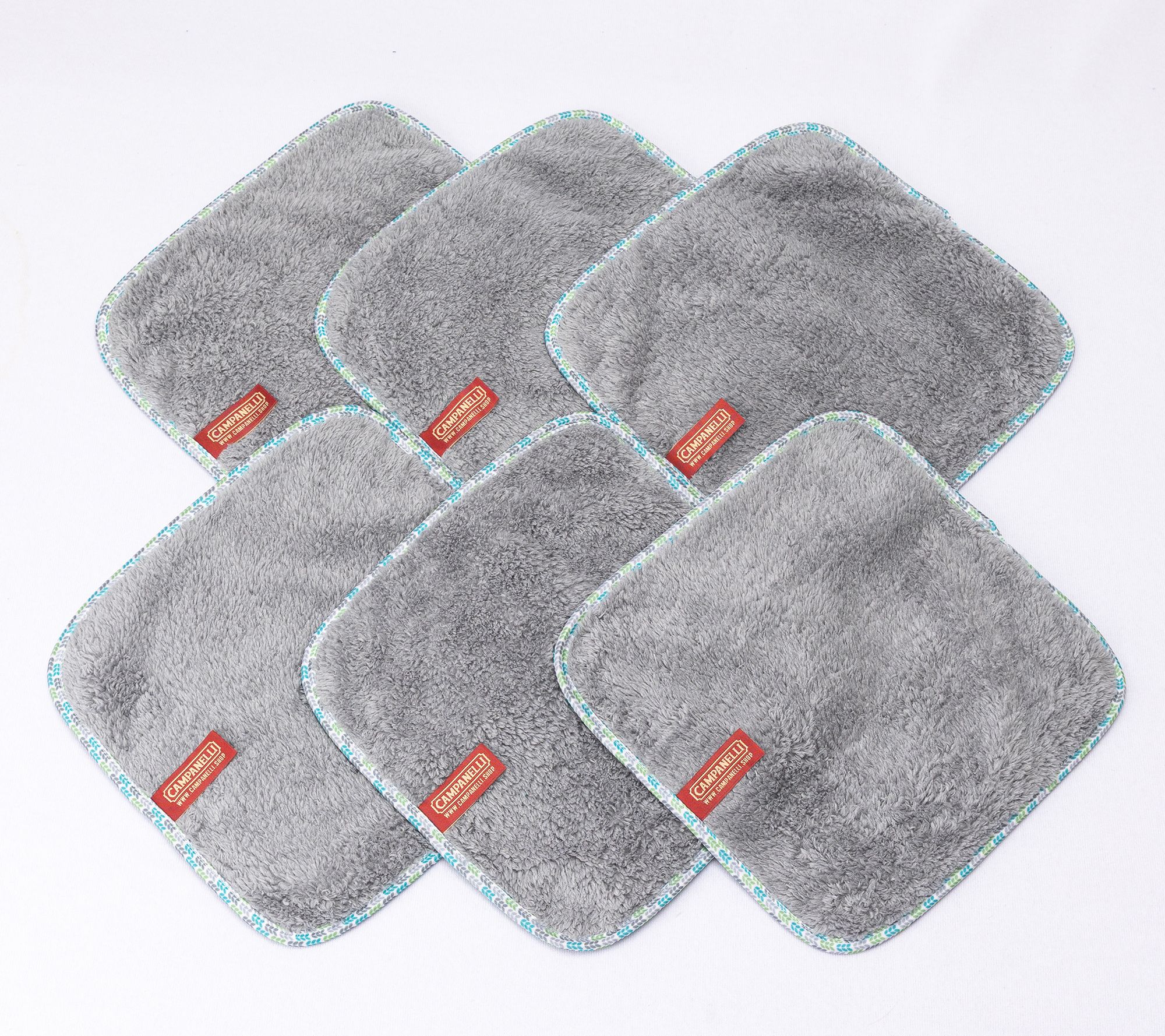 Campanelli 6pc Puppyfur Microfiber Towel Set
