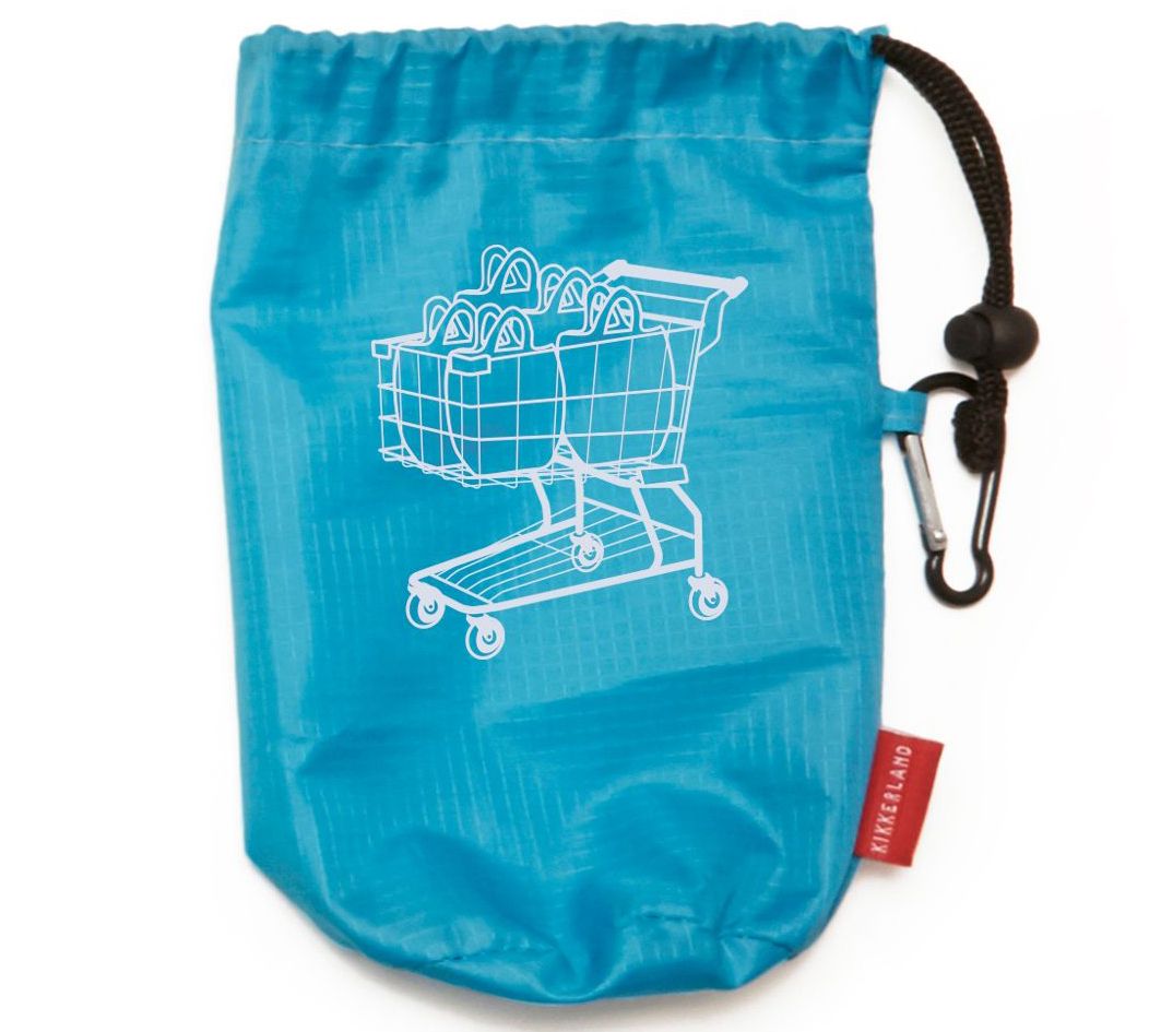 Kikkerland Set of 5 Shopping Bags with Extra Key Ring Bag