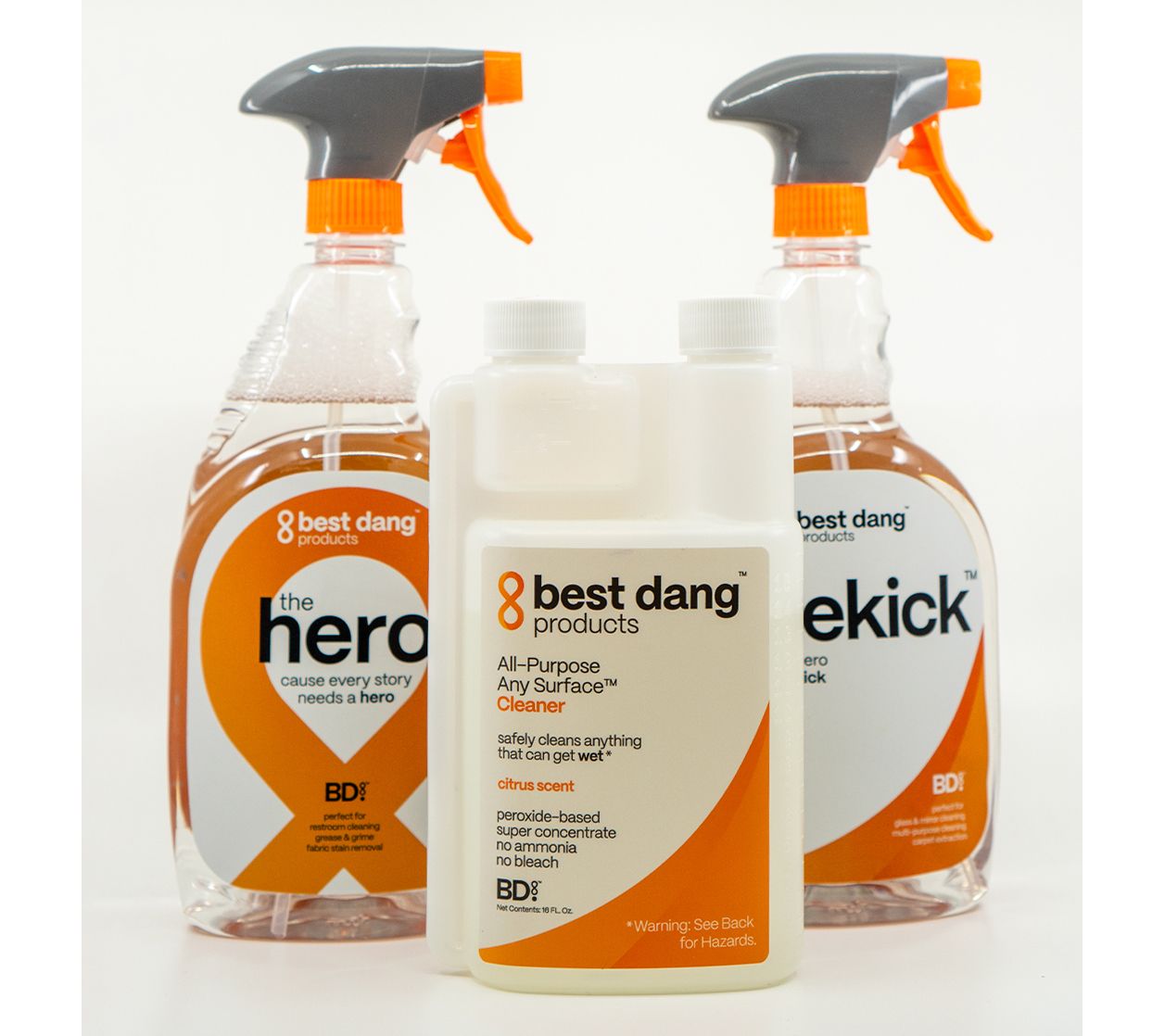 Best Dang Products All Purpose Cleaning Kit w Travel Bottle