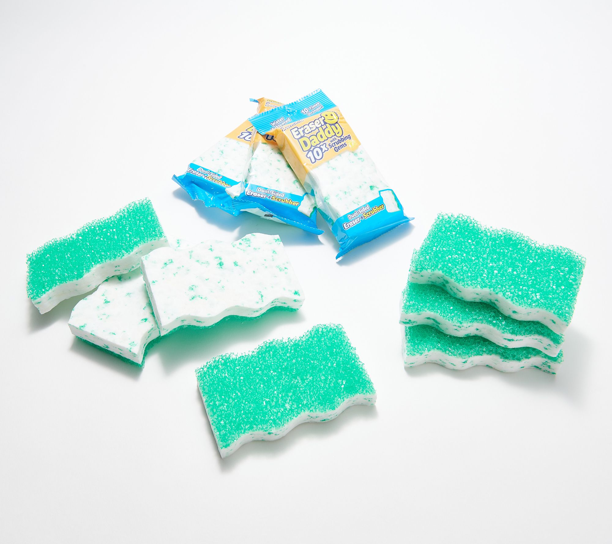 Scrub Daddy Damp Duster Sponges, Sheets & Microfiber Towel 8pc Set on QVC 