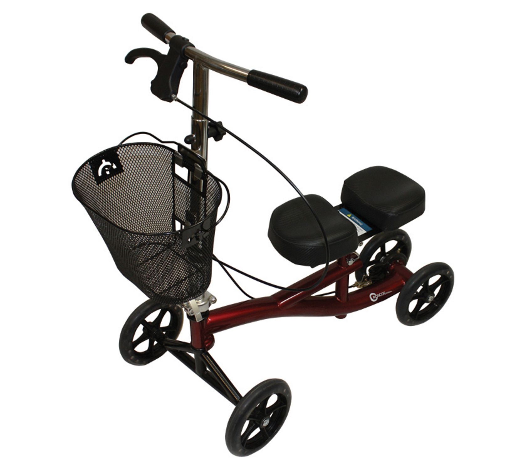 Roscoe Adjustable Foldable Knee Scooter w/ Basket
