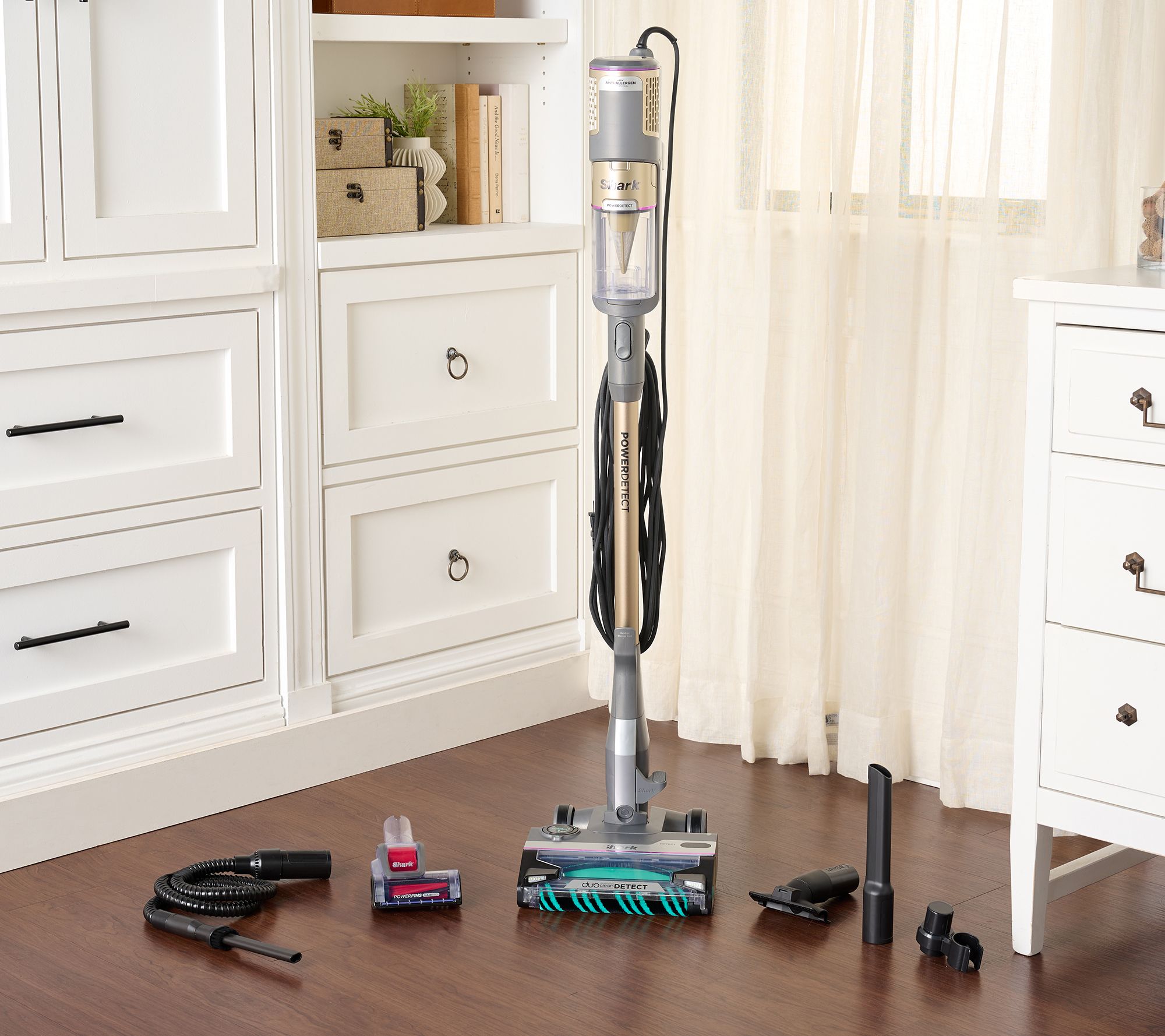 Shark PowerDetect Reverse Clean Corded Stick Vacuum w/ Tools