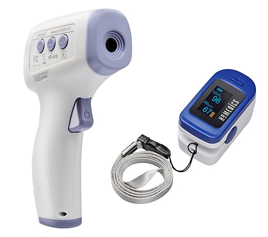 HoMedics No Touch Infrared Thermometer & Pulse Oximeter