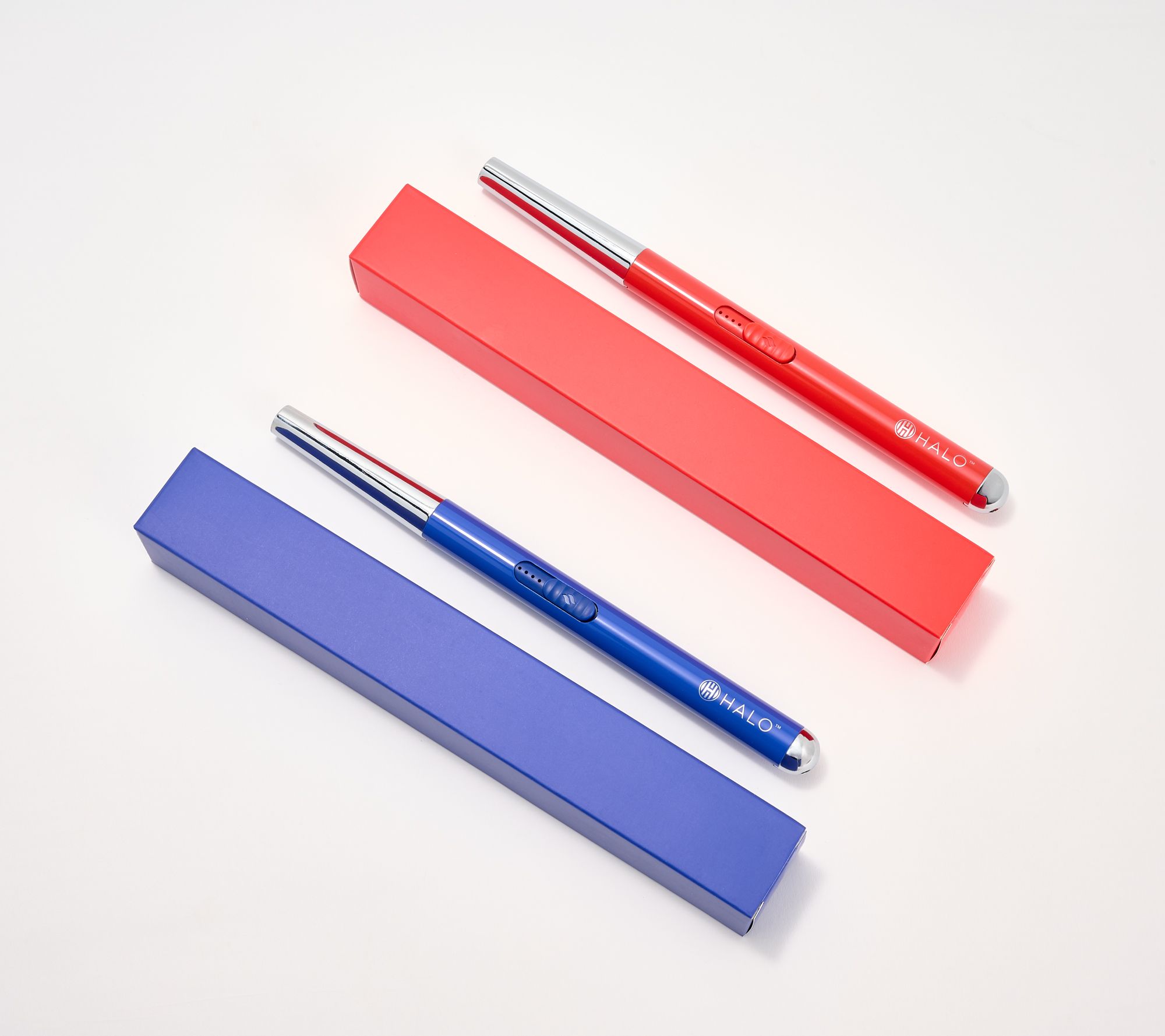 HALO Set of 2 Rechargeable Lighter Wands w/ Gift Boxes