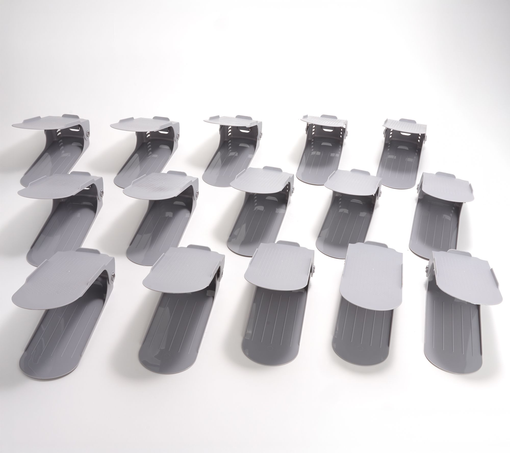 "As Is" P.S. Home 15 Piece Shoe Riser Closet Organizers