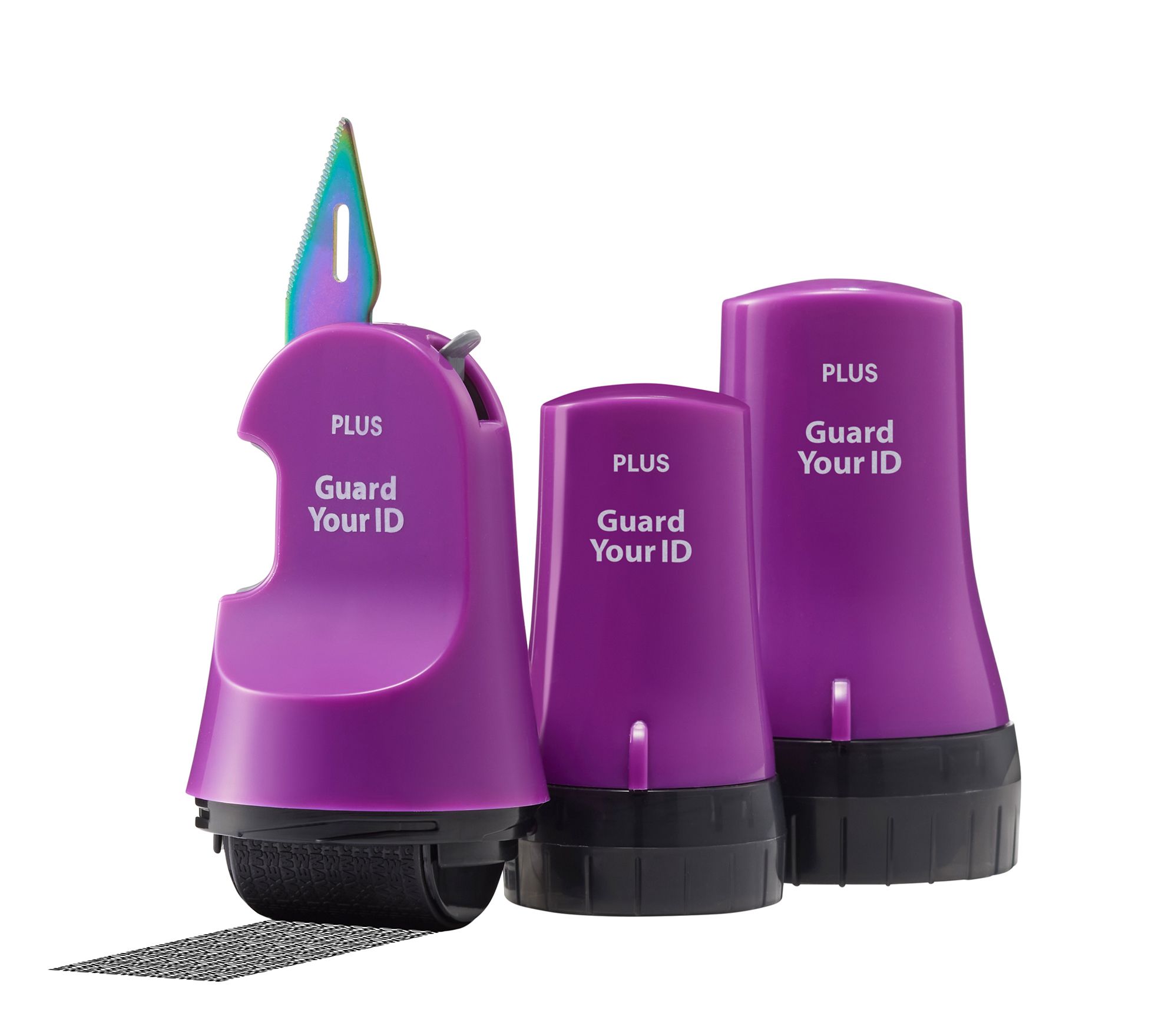 Guard Your ID Set of 3 Variety Set w/ Rainbow Titanium Blade