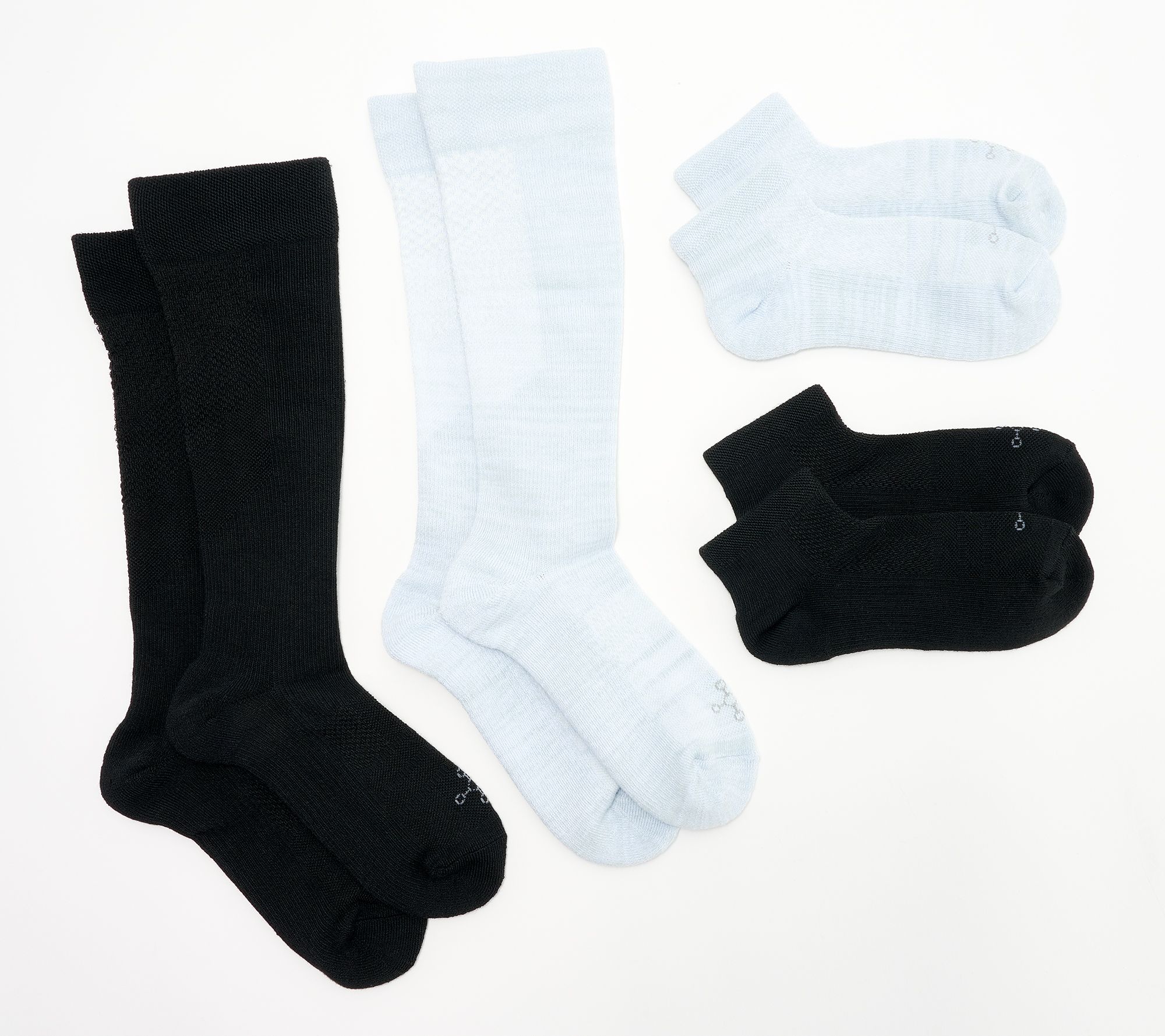 Tommie Copper S/4 Compression Ankle & Over the Calf Socks