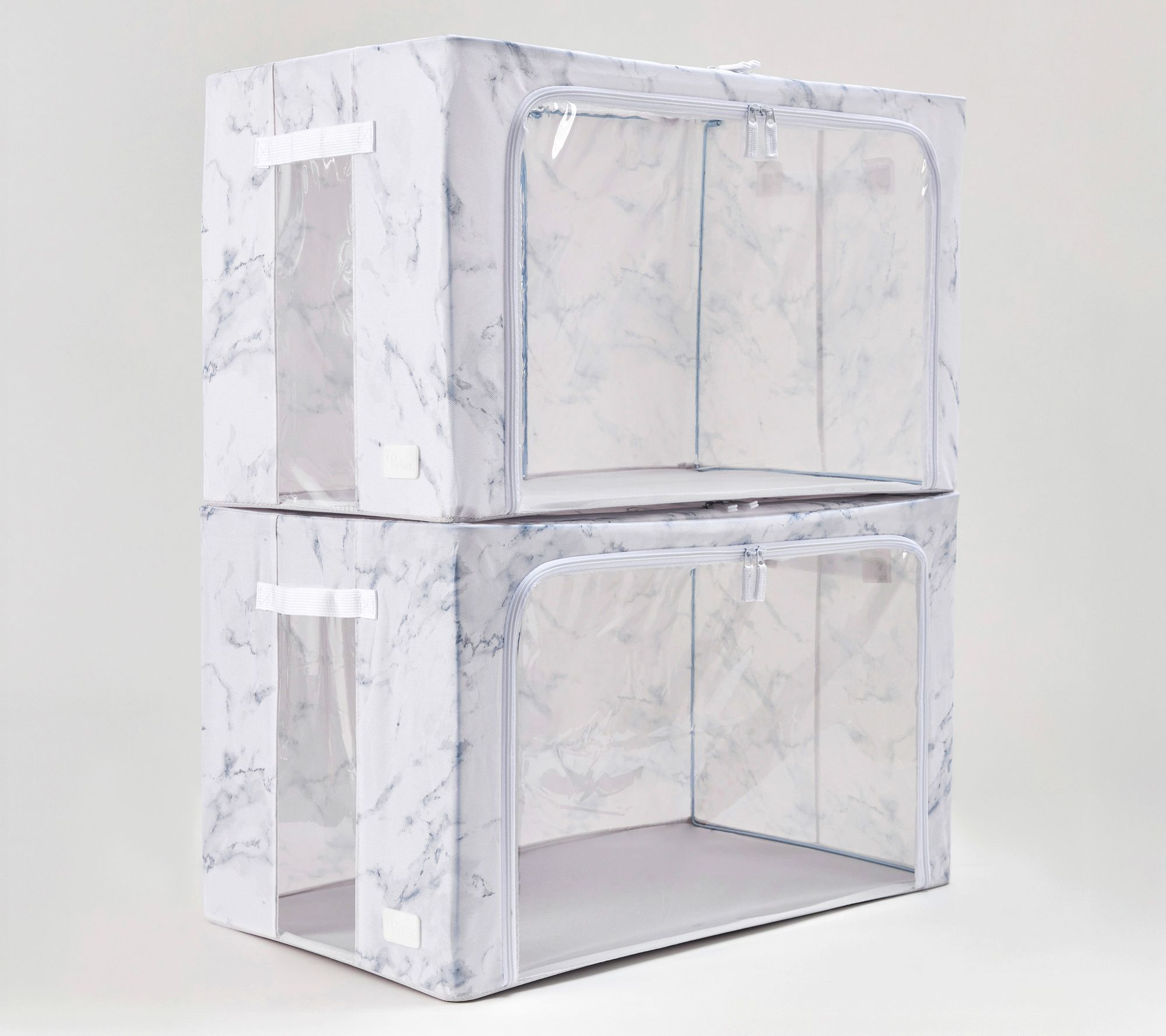 Periea Set of 2 Jumbo Collapsible Storage Boxes