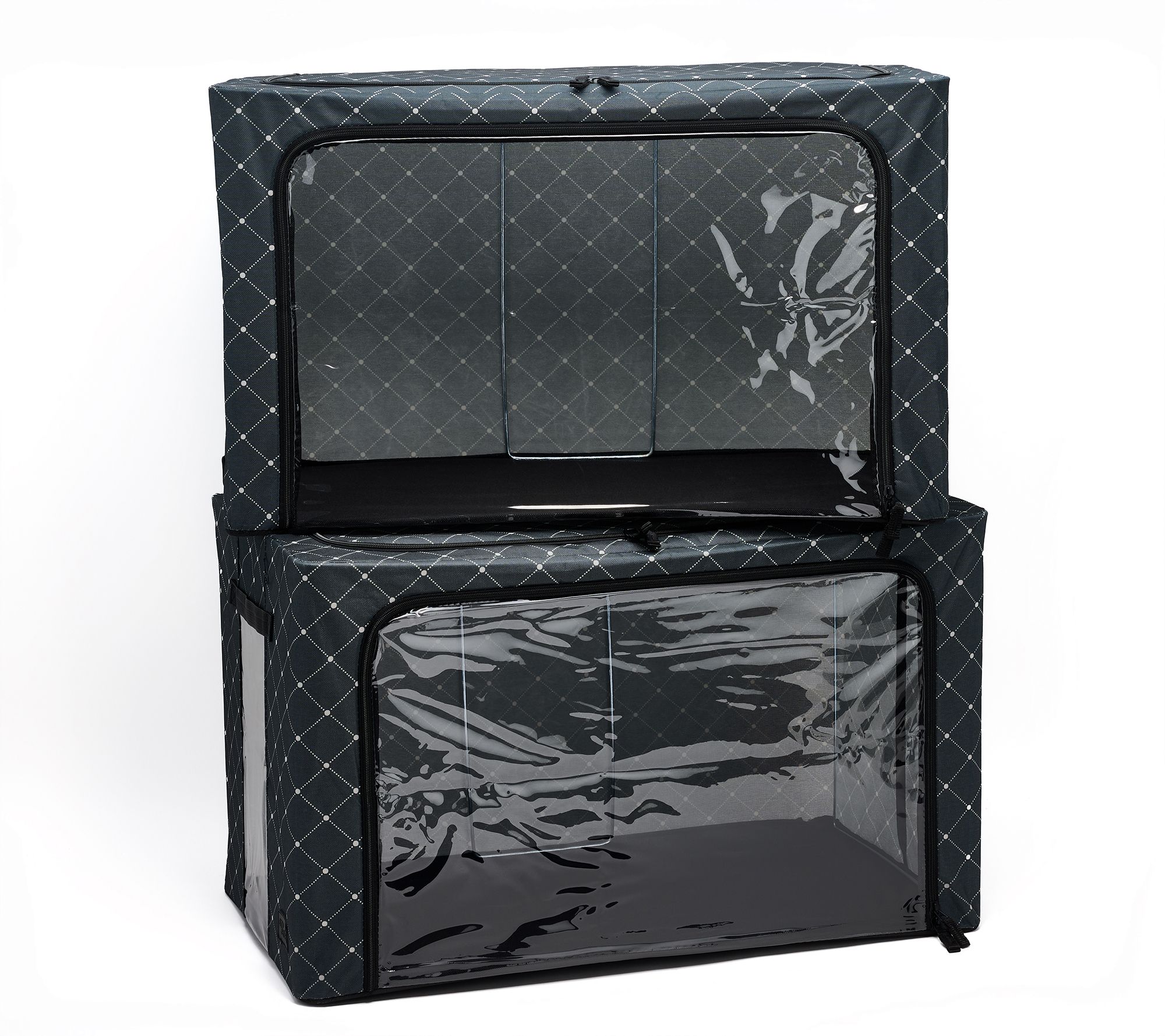 Periea Set of 2 Jumbo Collapsible Storage Boxes