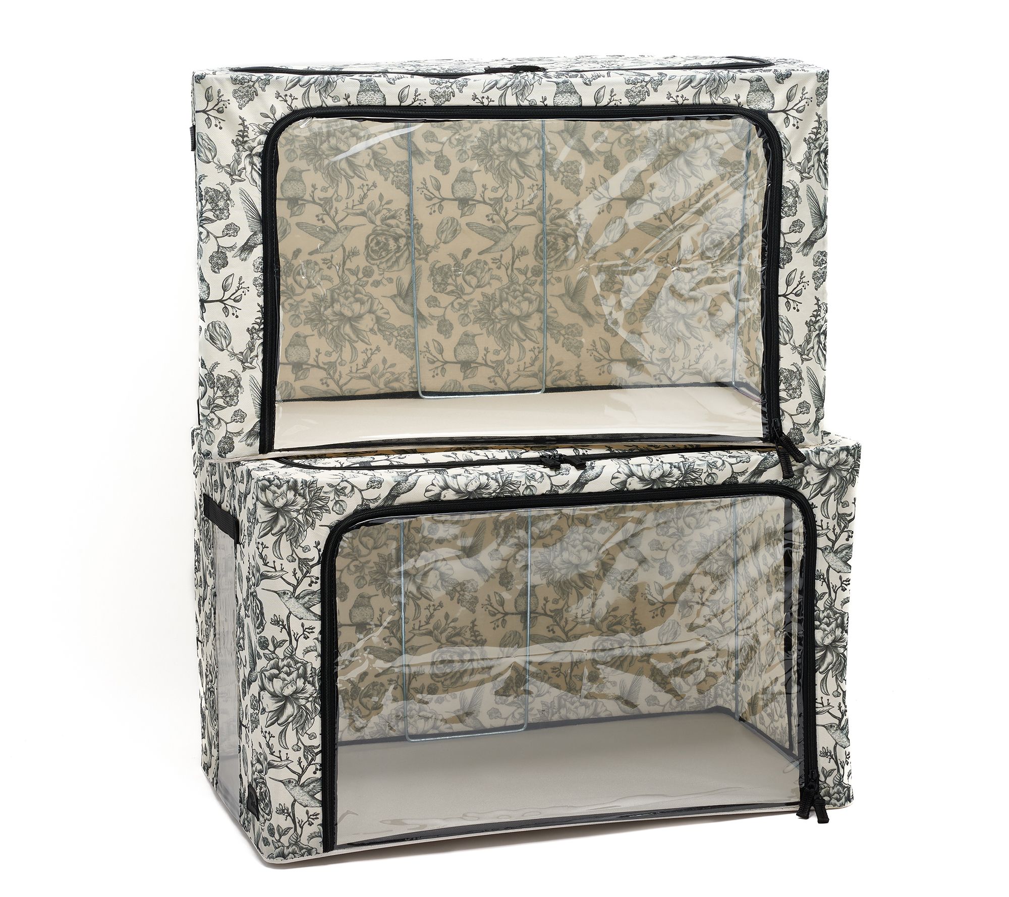 Periea Set of 2 Jumbo Collapsible Storage Boxes
