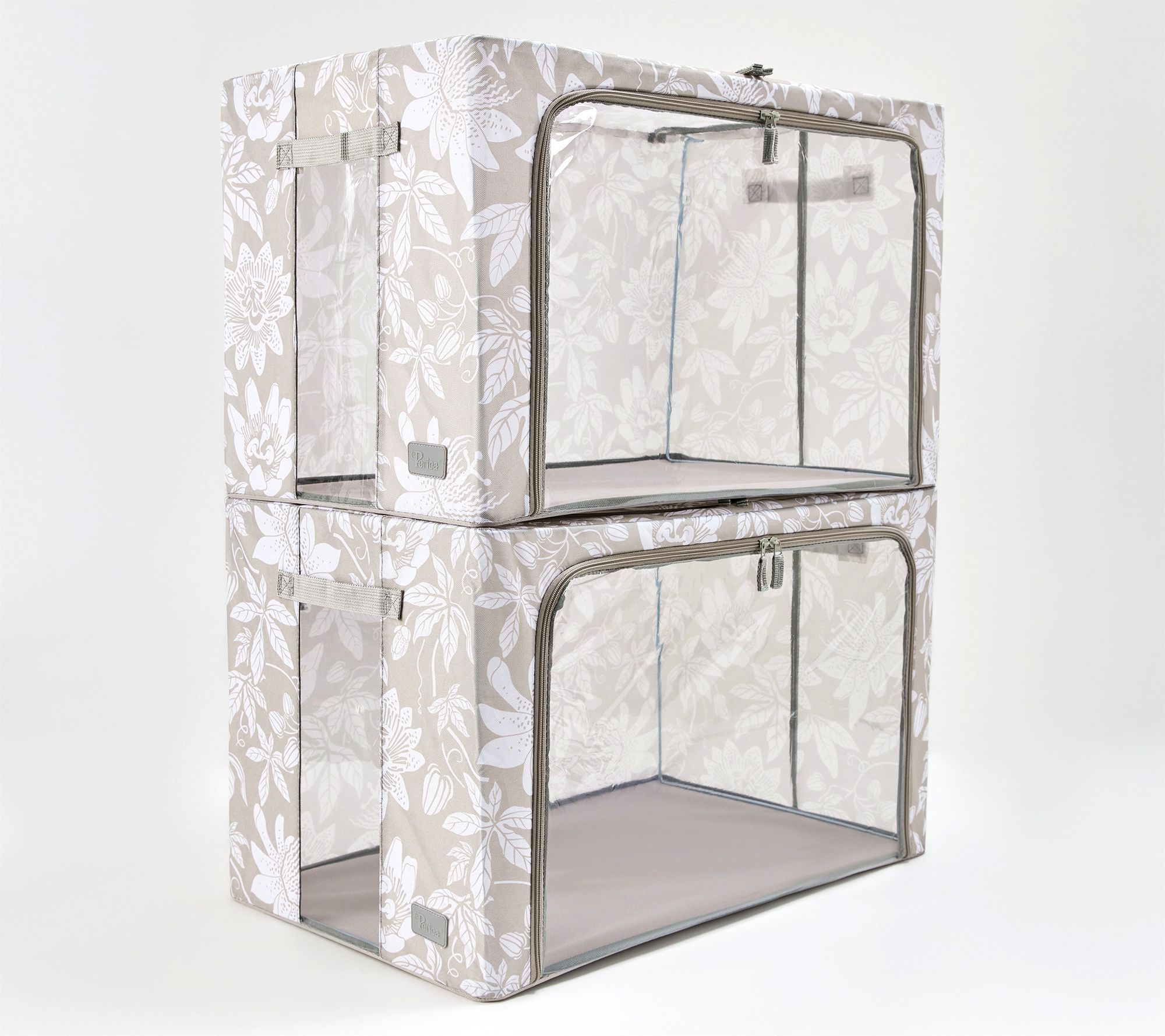 Periea Set of 2 Jumbo Collapsible Storage Boxes