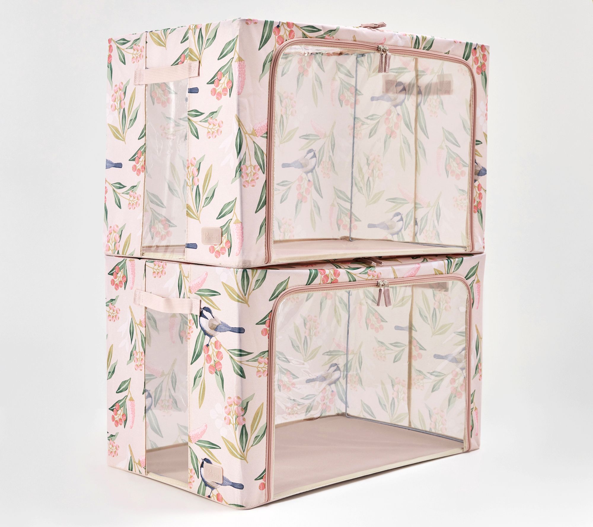Periea Set of 2 Jumbo Collapsible Storage Boxes