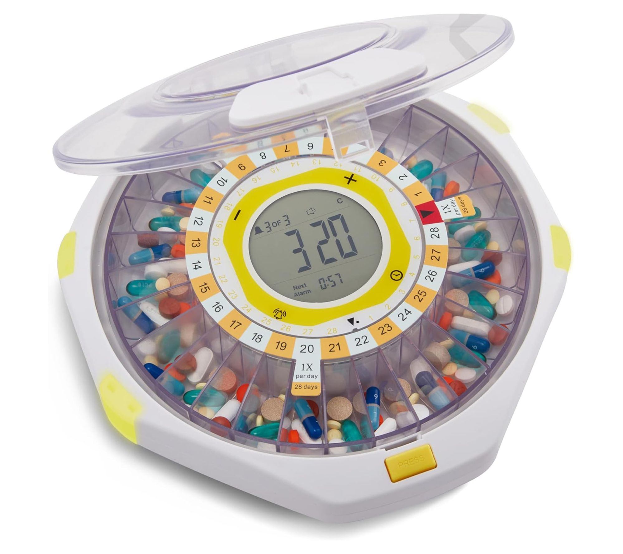 LiveFine 28-Day Bluetooth Automatic Pill Dispenser