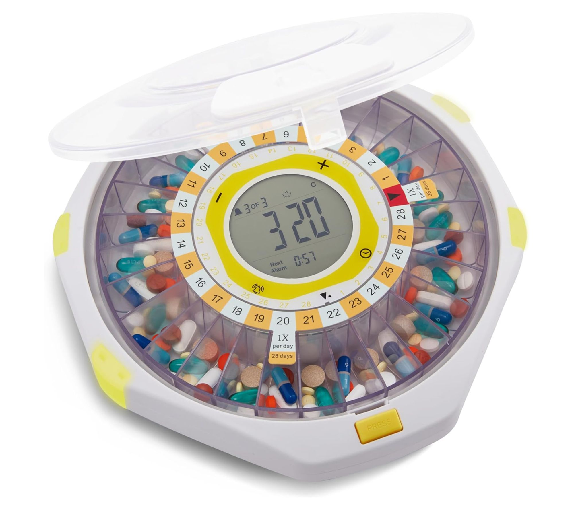 LiveFine 28-Day Bluetooth Automatic Pill Dispenser