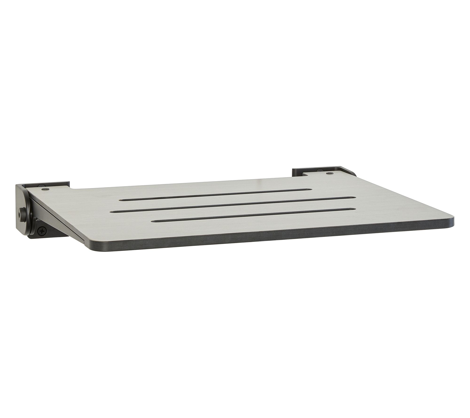 Seachrome 18" SlimLine Folding Wall Mount Shower Bench, Ash