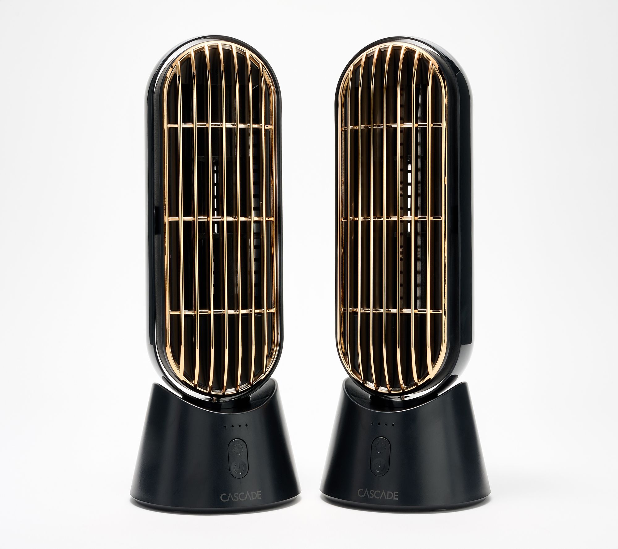 Cascade Set of 2 Portable Rechargeable 10" Fan