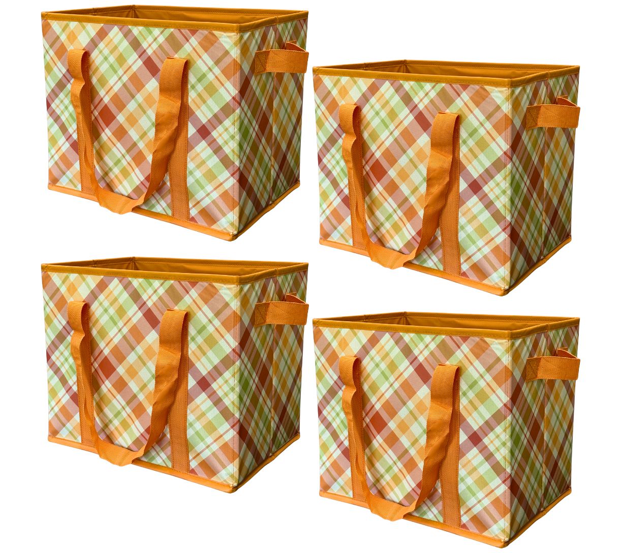 "As Is" DuraSack Set of 4 Small Collapsible Storage Totes