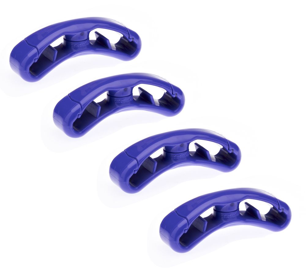 Set of 4 Click and Carry Shoulder or Hand Multiple Bag Carrier