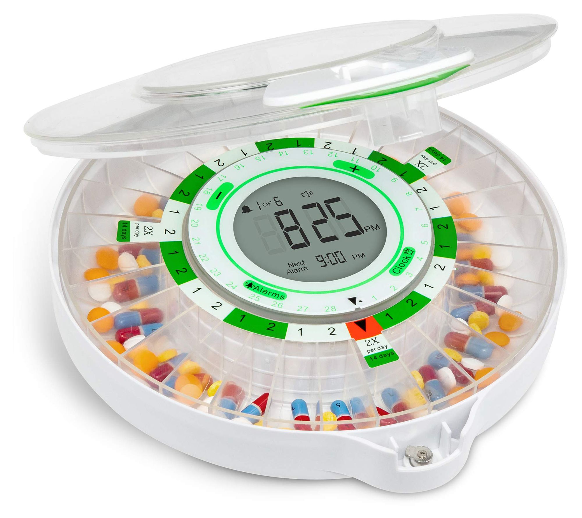LiveFine 28-Day Automatic Pill Dispenser with LCD Display