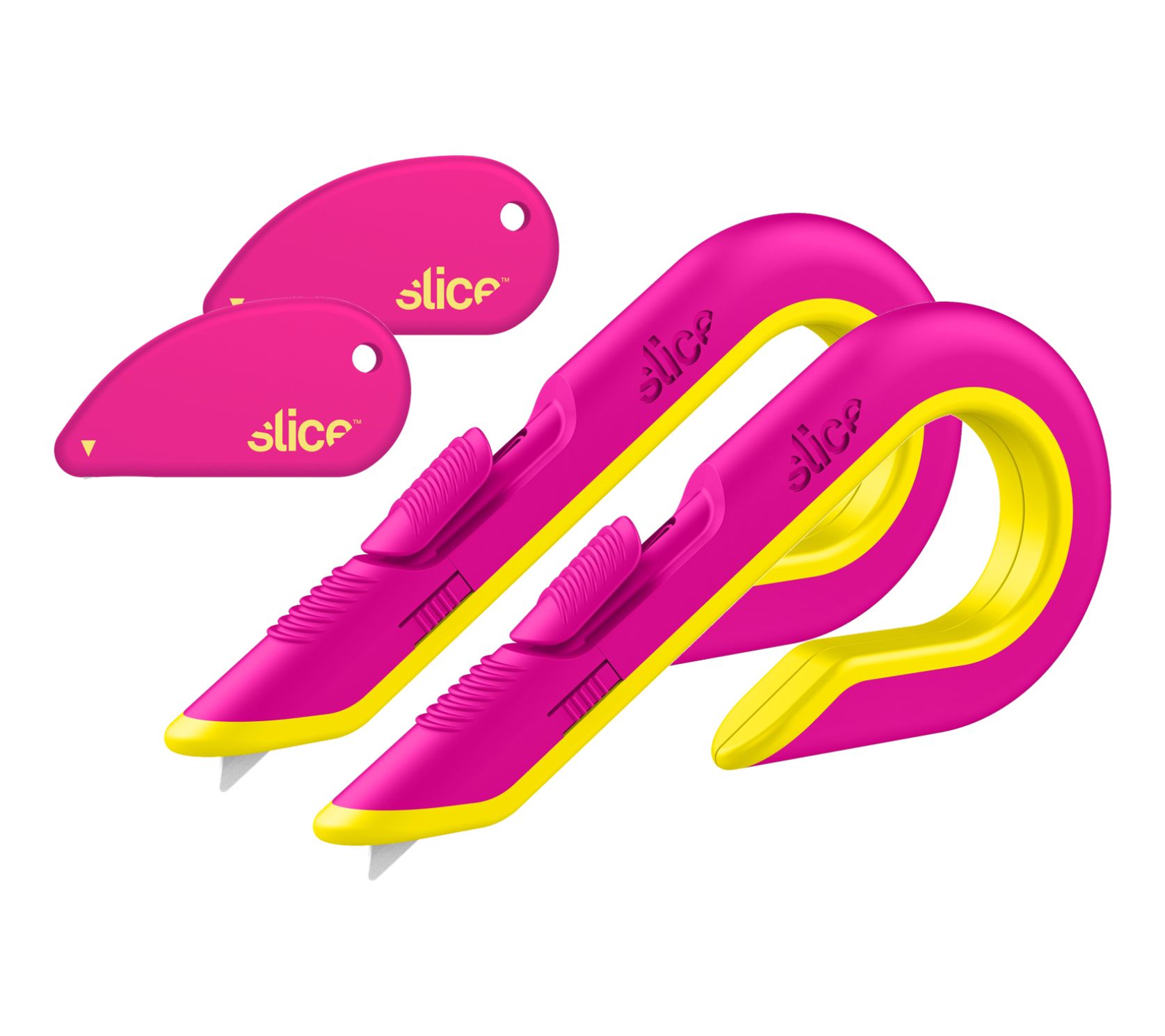 Slice Set of 2 Ceramic Box & 2 Safety Cutters