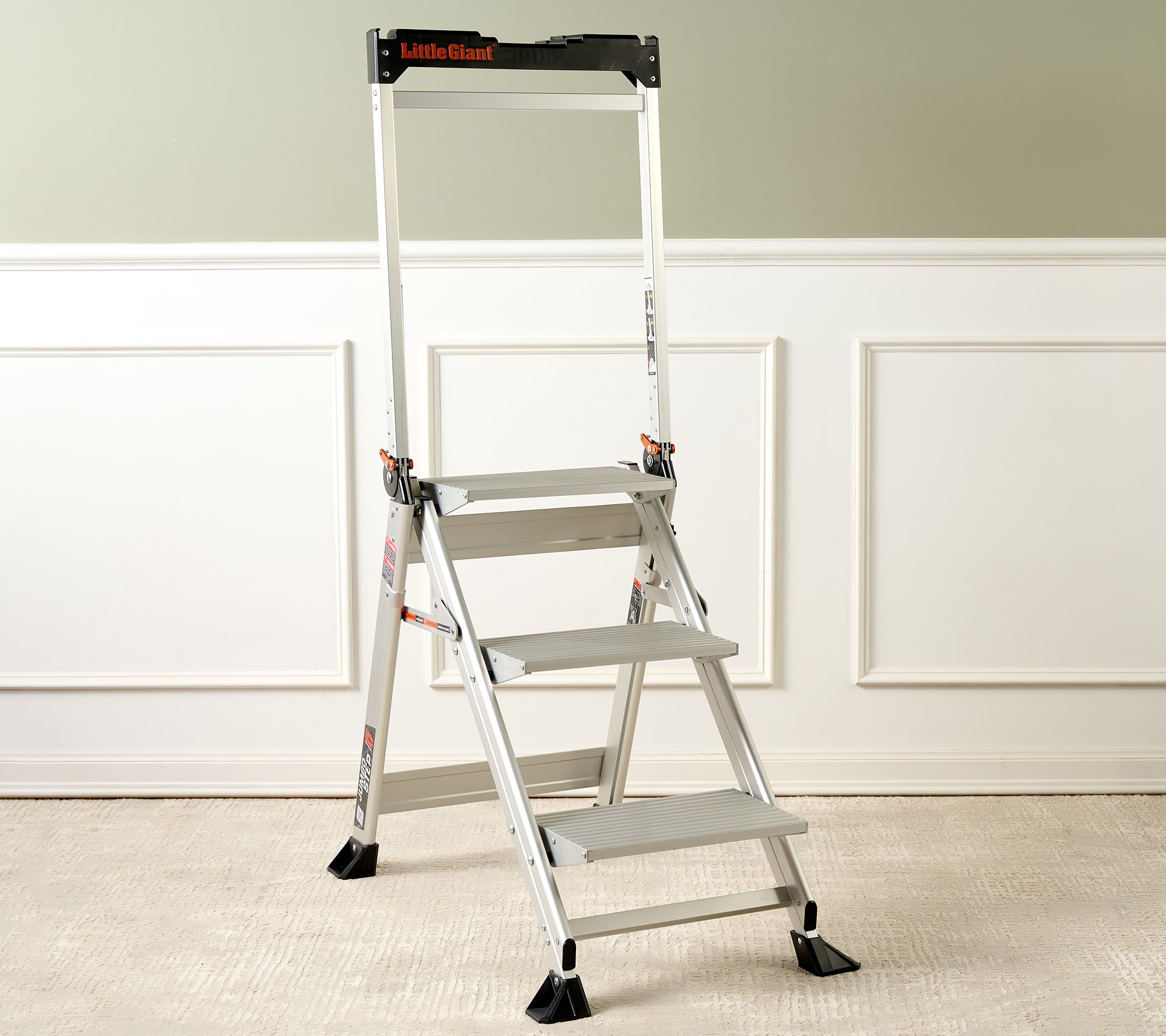 Little Giant Jumbo Step 3-Step Aluminum Step Ladder