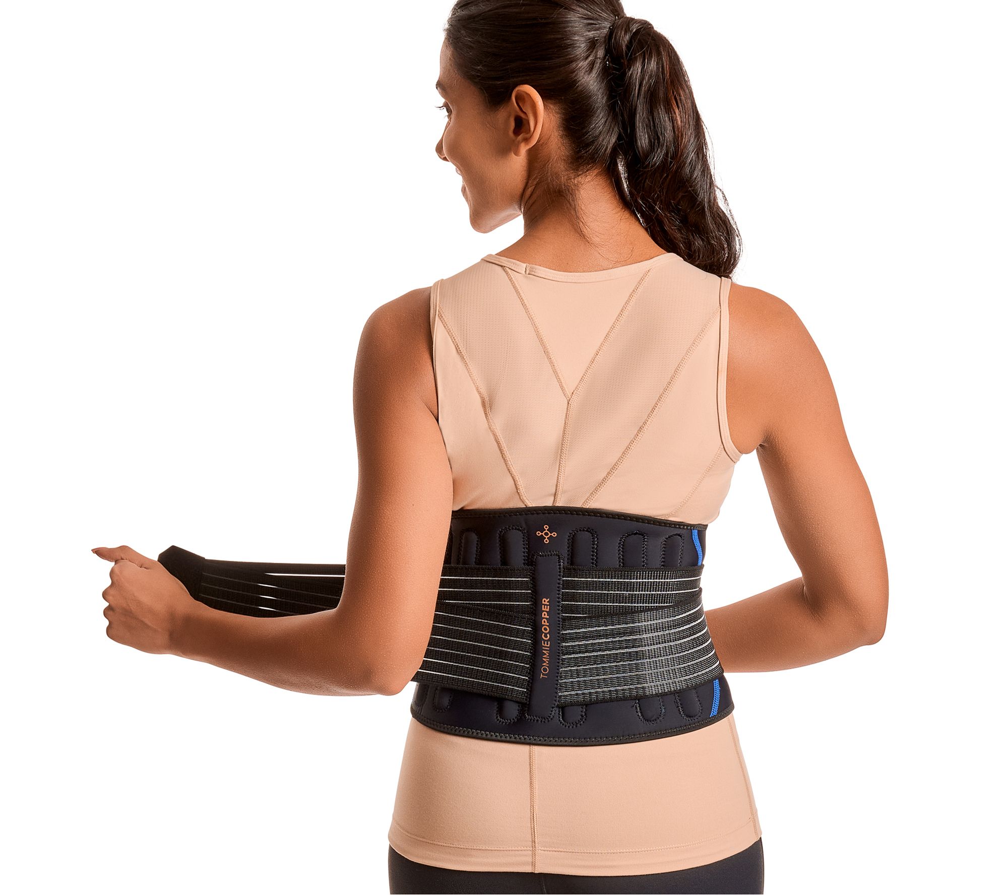 Tommie Copper Low Profile Adjustable Compression Back Brace