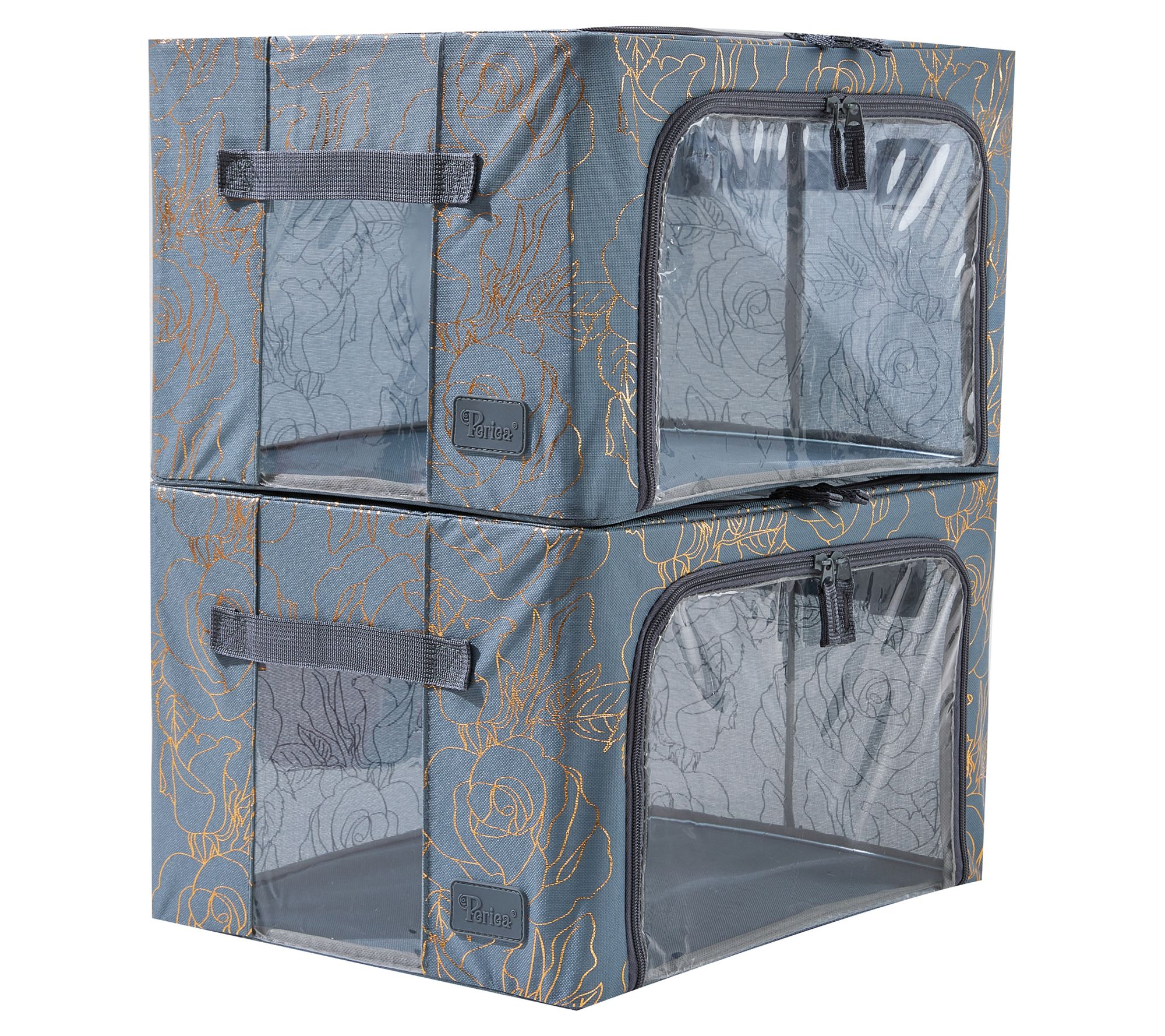 Periea Set of 2 Small Boxes with Double Clear Panels