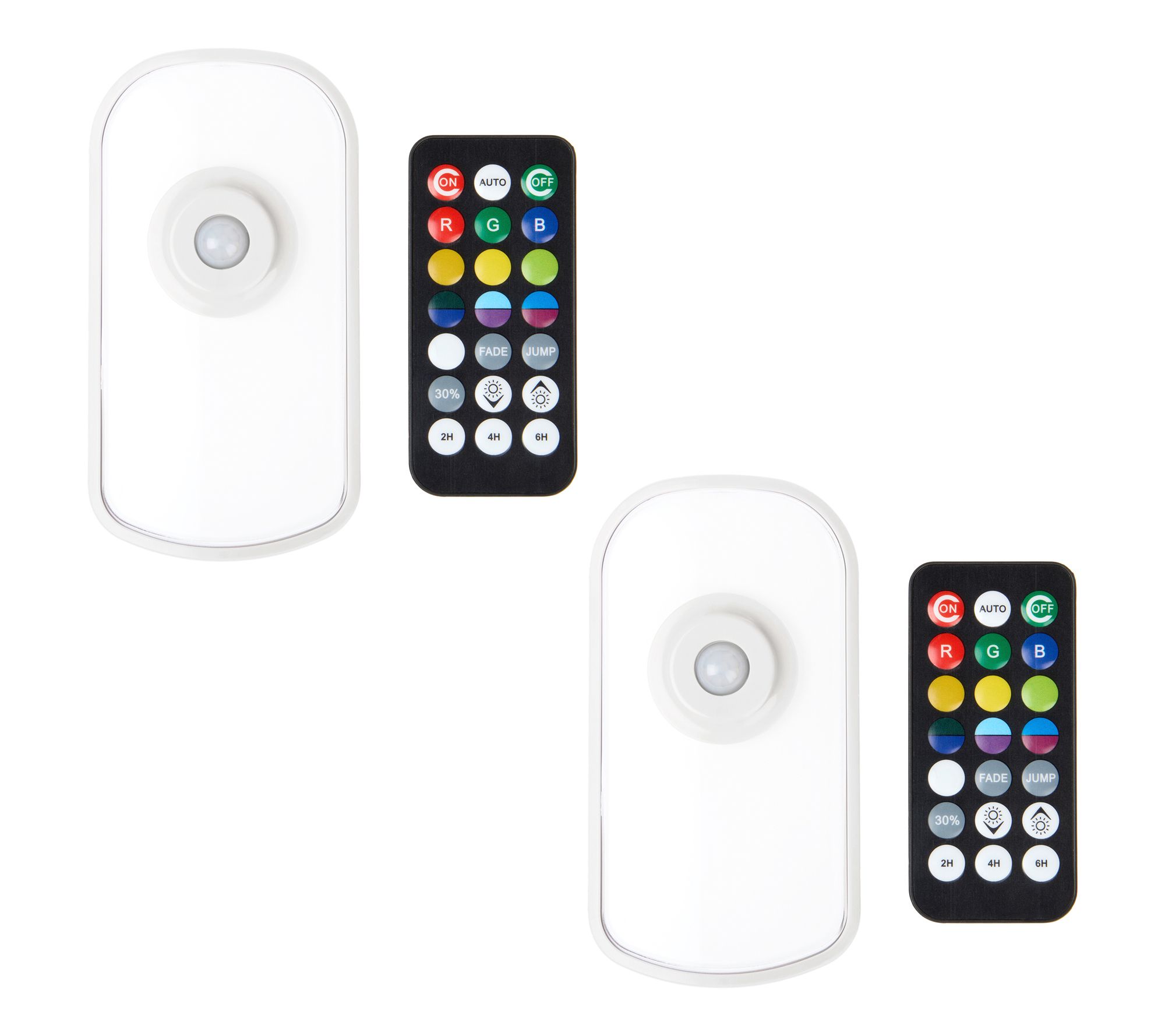 "As Is" Brightliving Set/2 RGB LED Night Light with Remote