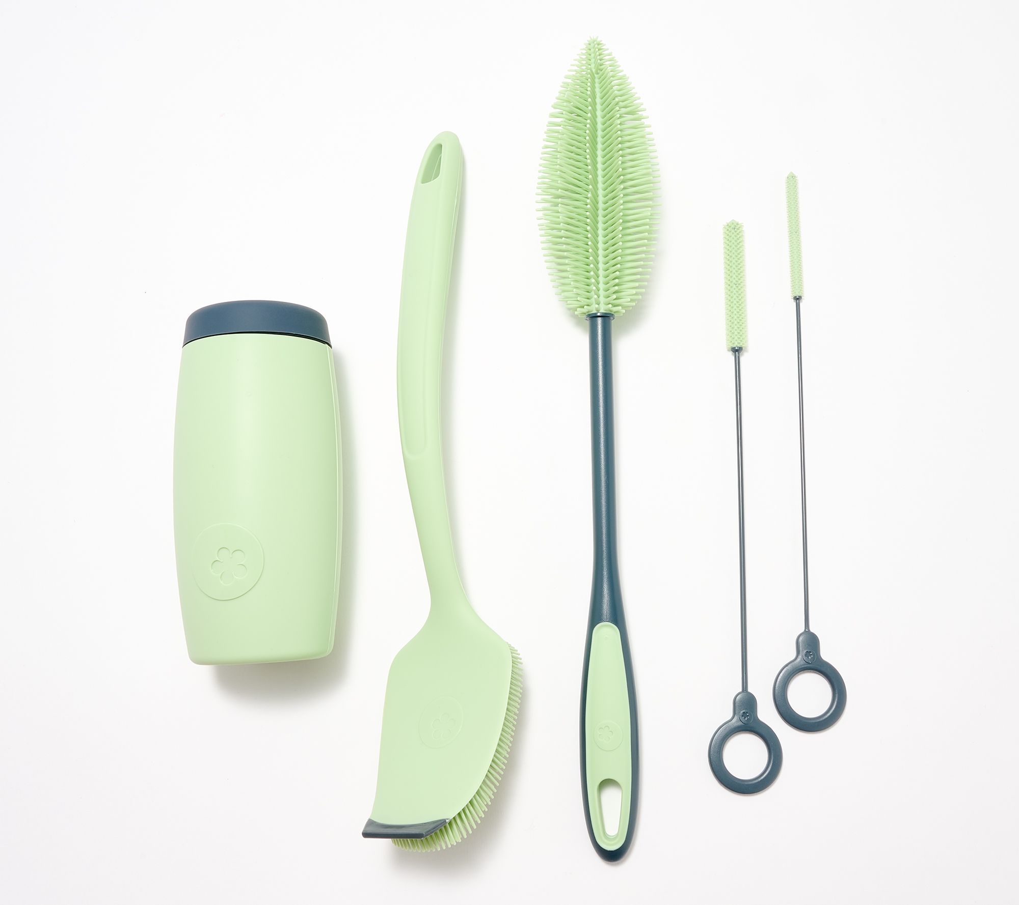 "As Is" Kochblume Bottle & Straw 5pc Cleaning Set w/Dispenser