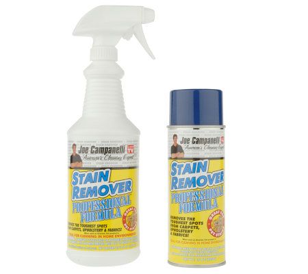 Professional Formula Stain Remover Liquid & Aerosol By Campanelli - QVC.com