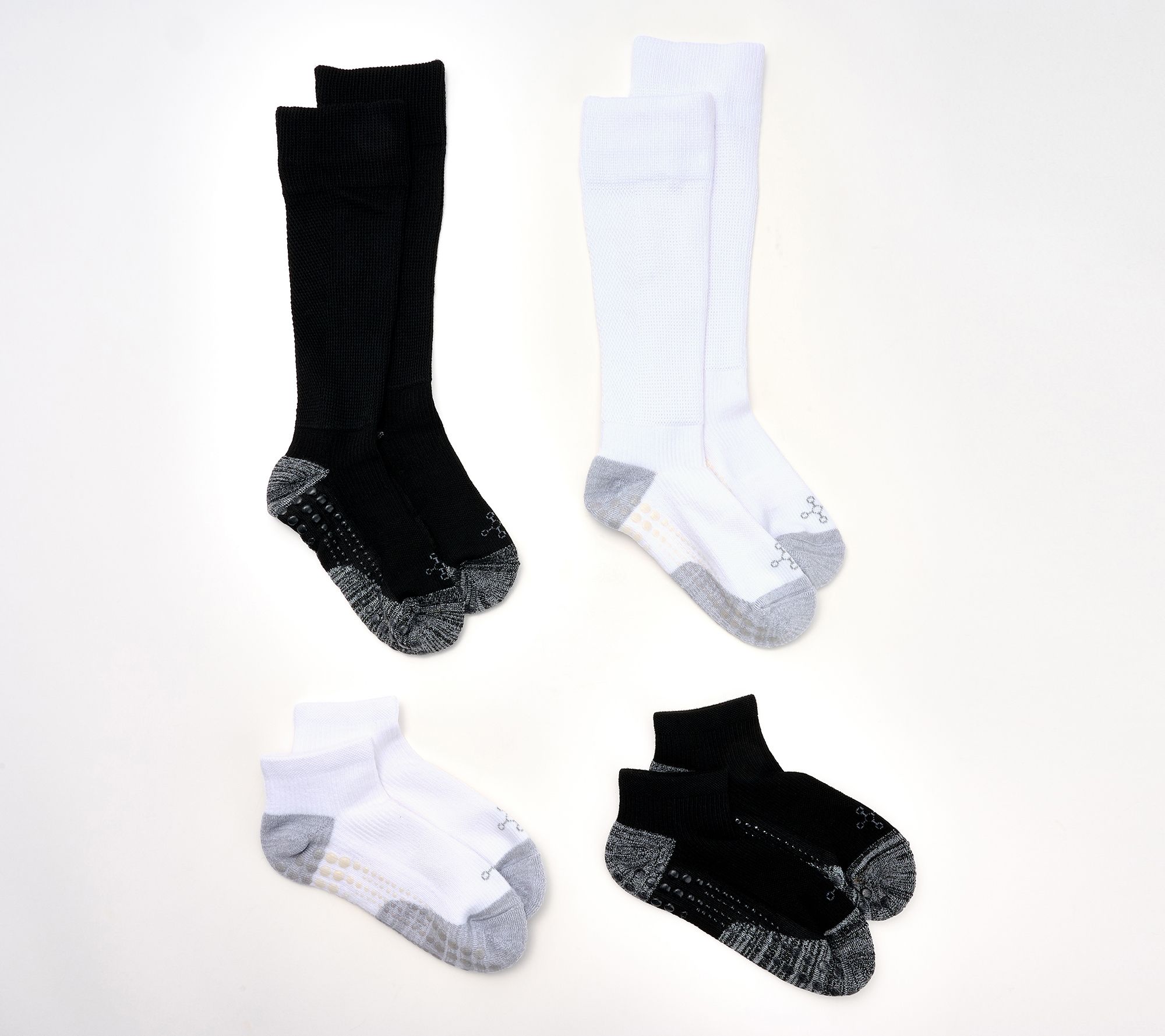 Tommie Copper S/4 Ankle & WOTC Socks with UltraGrip Tech