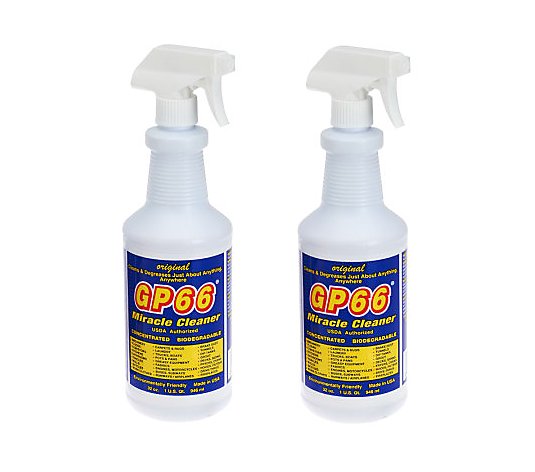 GP66 Set of 2 Super-Size Green Miracle Cleaner & Degreaser