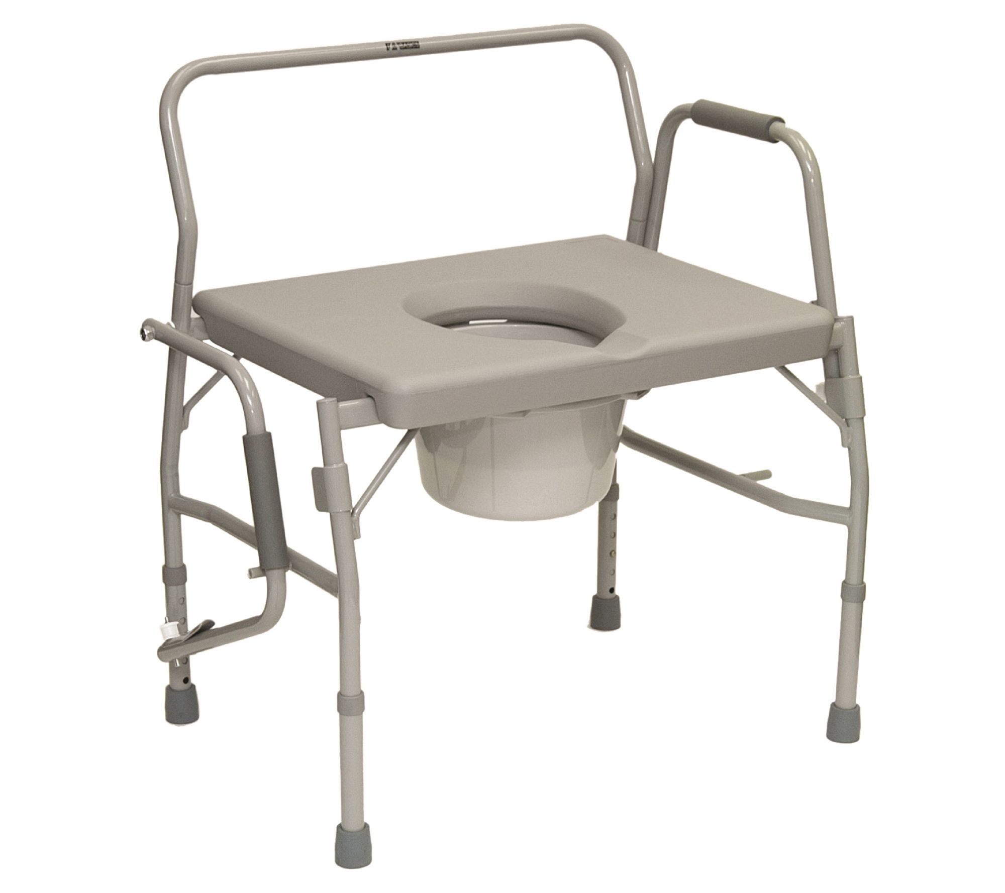 Carex ProBasics Bariatric Drop-Arm Commode - QVC.com