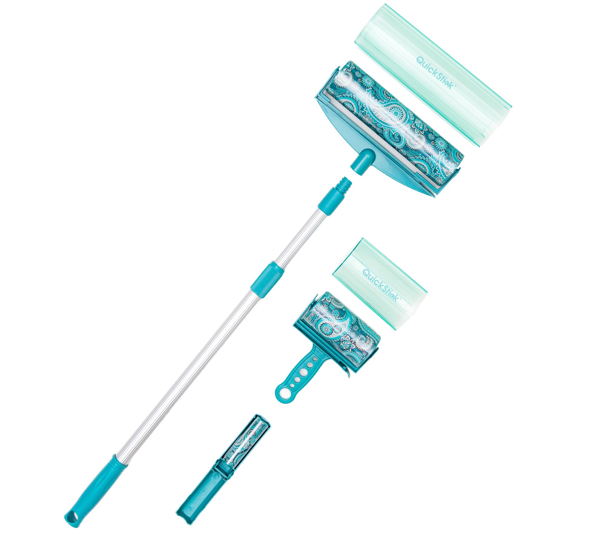 (QVC) Q2 4piece QuickStick Pet Hair & Lint Remover Set by Campanelli