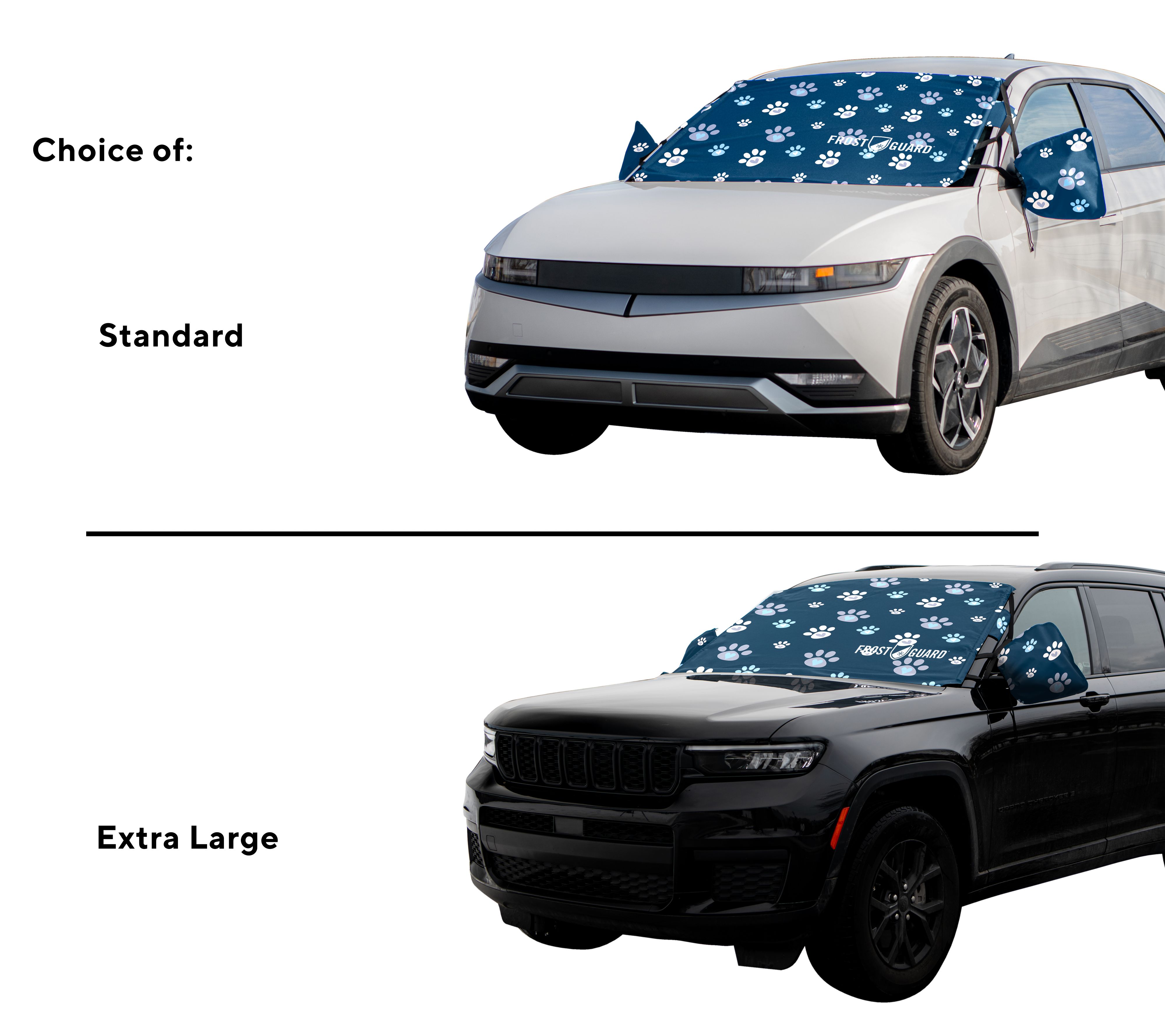 FrostGuard Standard or XL Windshield and Mirror Protector