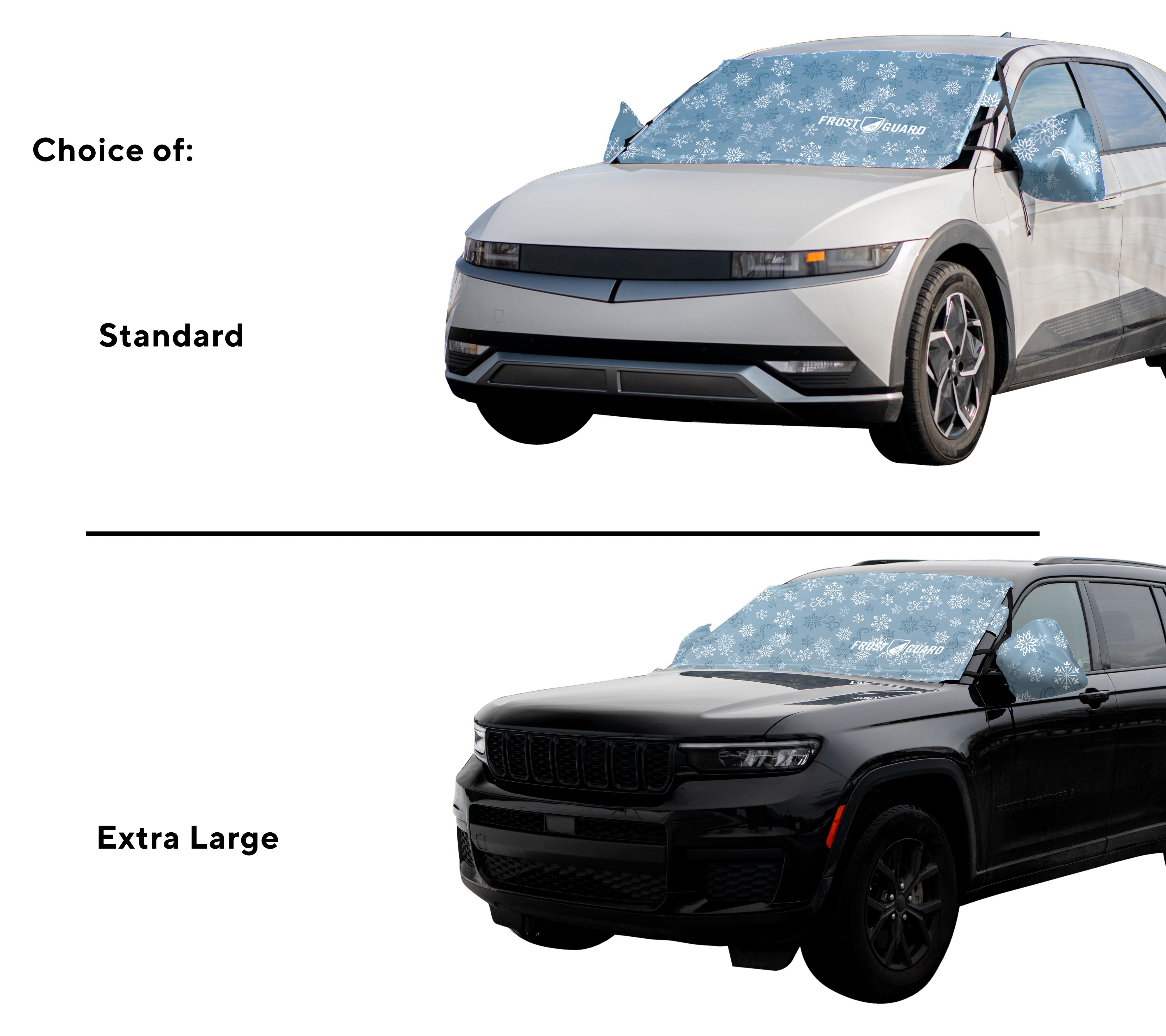 FrostGuard Standard or XL Windshield and Mirror Protector