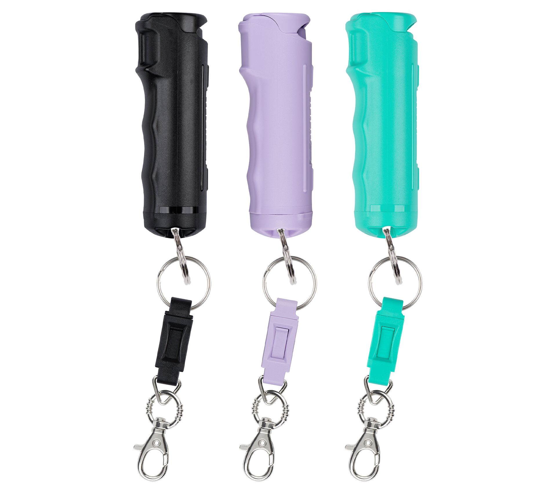 Sabre Set of 3 Pepper Gels w/ Quick Release Keychain