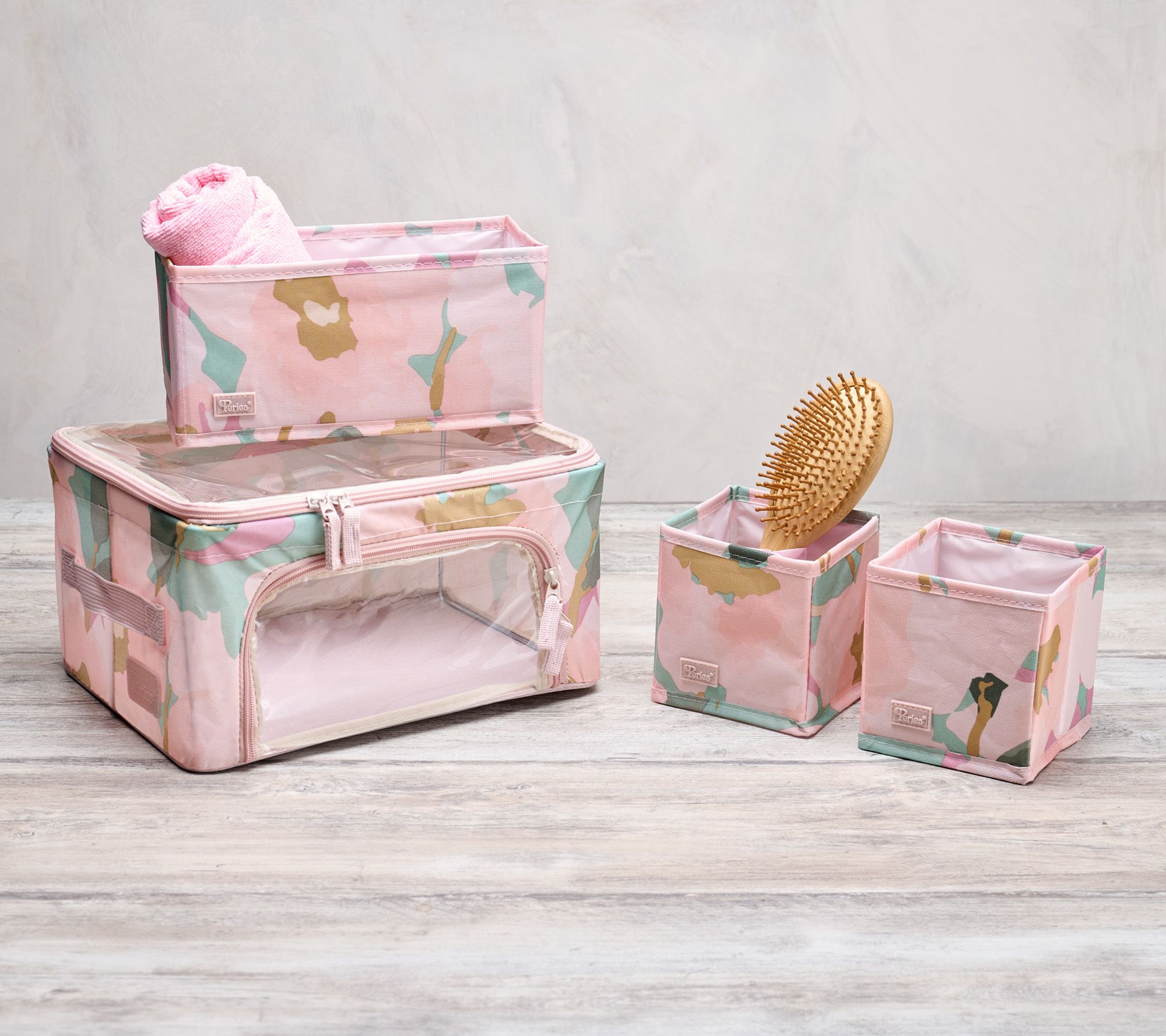 Periea Set of 4 Compact Costmetic Set Storage