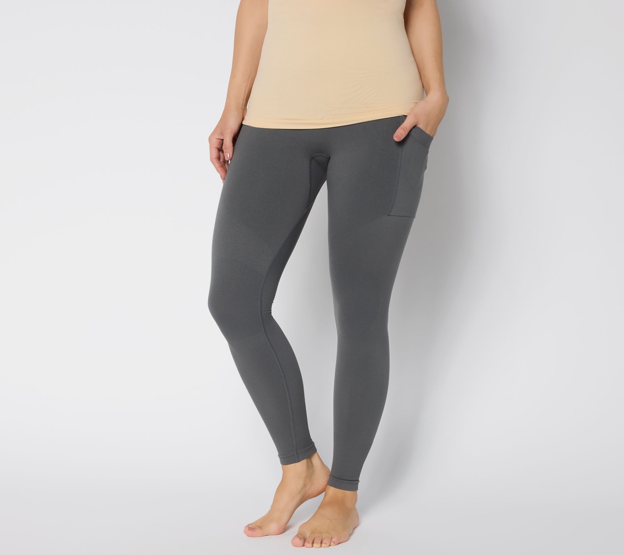 Tommie Copper Seamless Compression Leggings w/ Side Pocket
