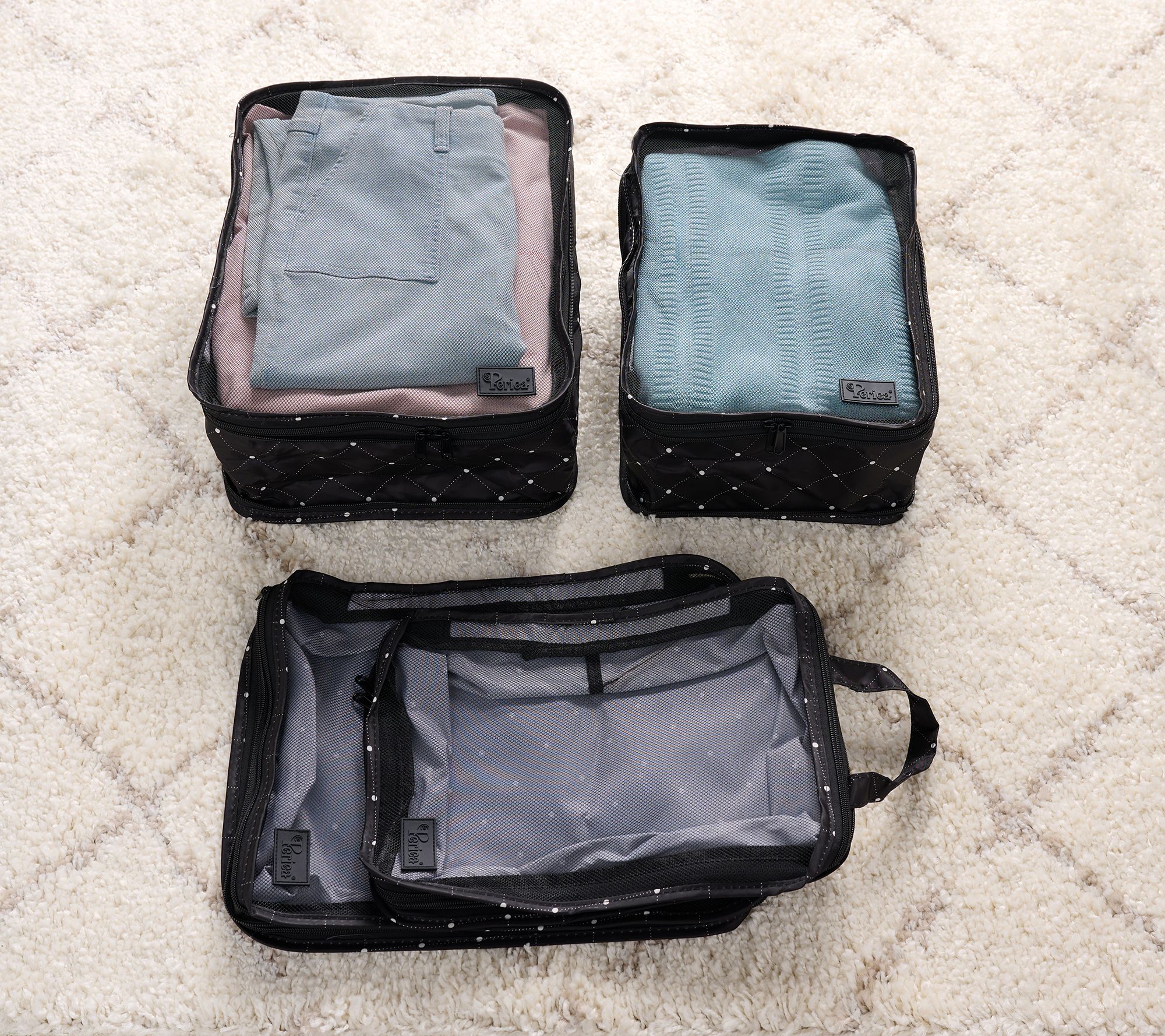 Periea Set of 4 Large and Medium Compression Bags