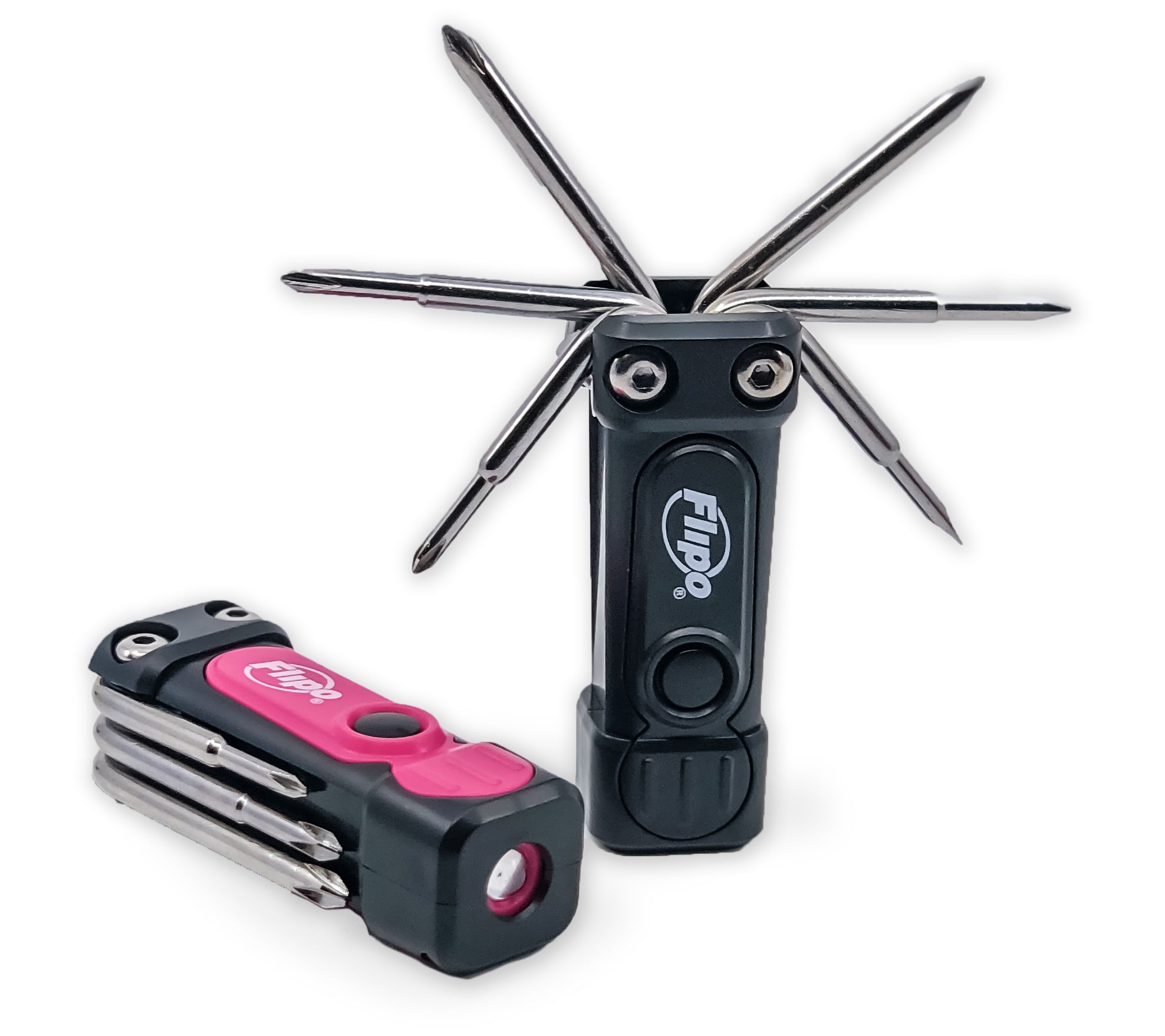 "As Is" Flipo Set of (2) 8-in-1 Pocket Tools