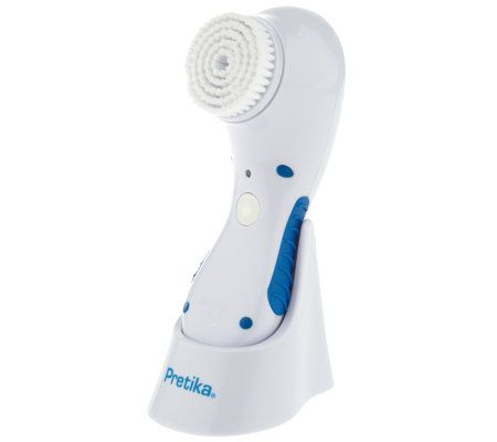 Pretika Sonic Dermabrasion Facial Brush - Page 1 — QVC.com