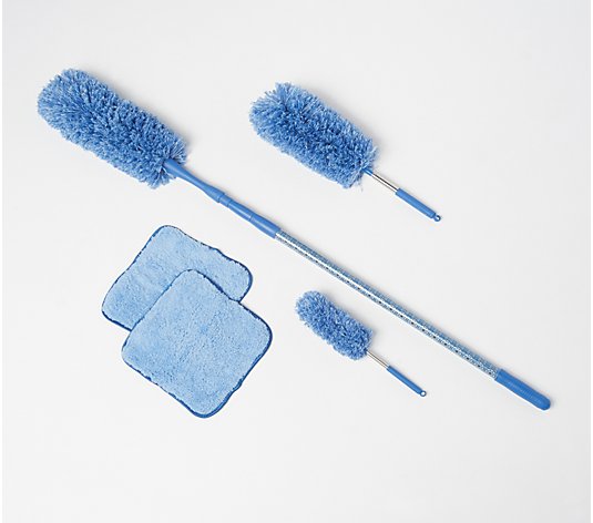 6-Piece Easy Reach Microfiber Duster Set by Campanelli