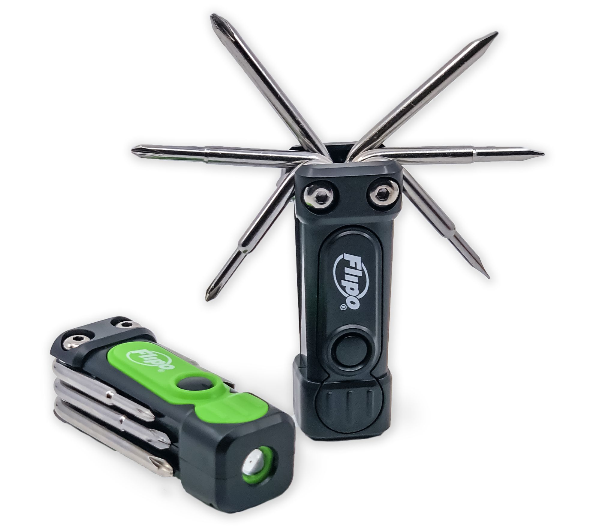 Flipo Set of (2) 8-in-1 Pocket Tools