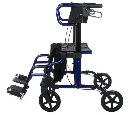 Lumex Hybrid LX Rollator Transport Chair - QVC.com