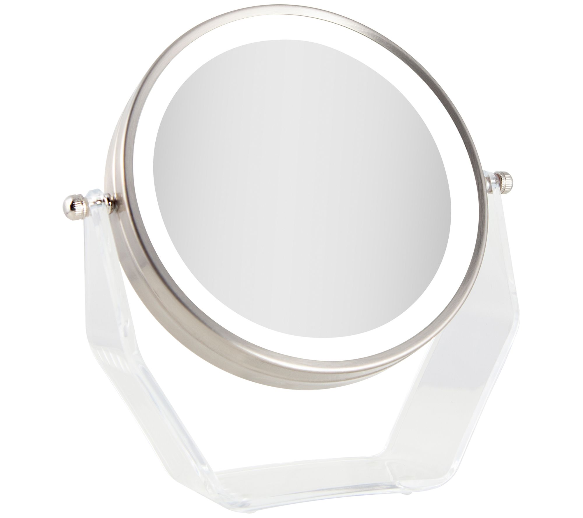 Zadro 1X/8X LED Lighted Vanity Mirror in Acrylic Base