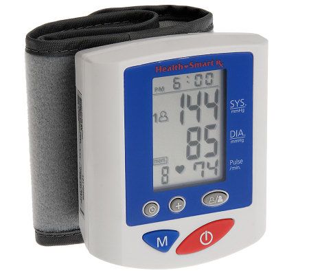 HealthSmart Rx Digital Wrist BP Monitor with Dual Memory Banks - Page 1 ...