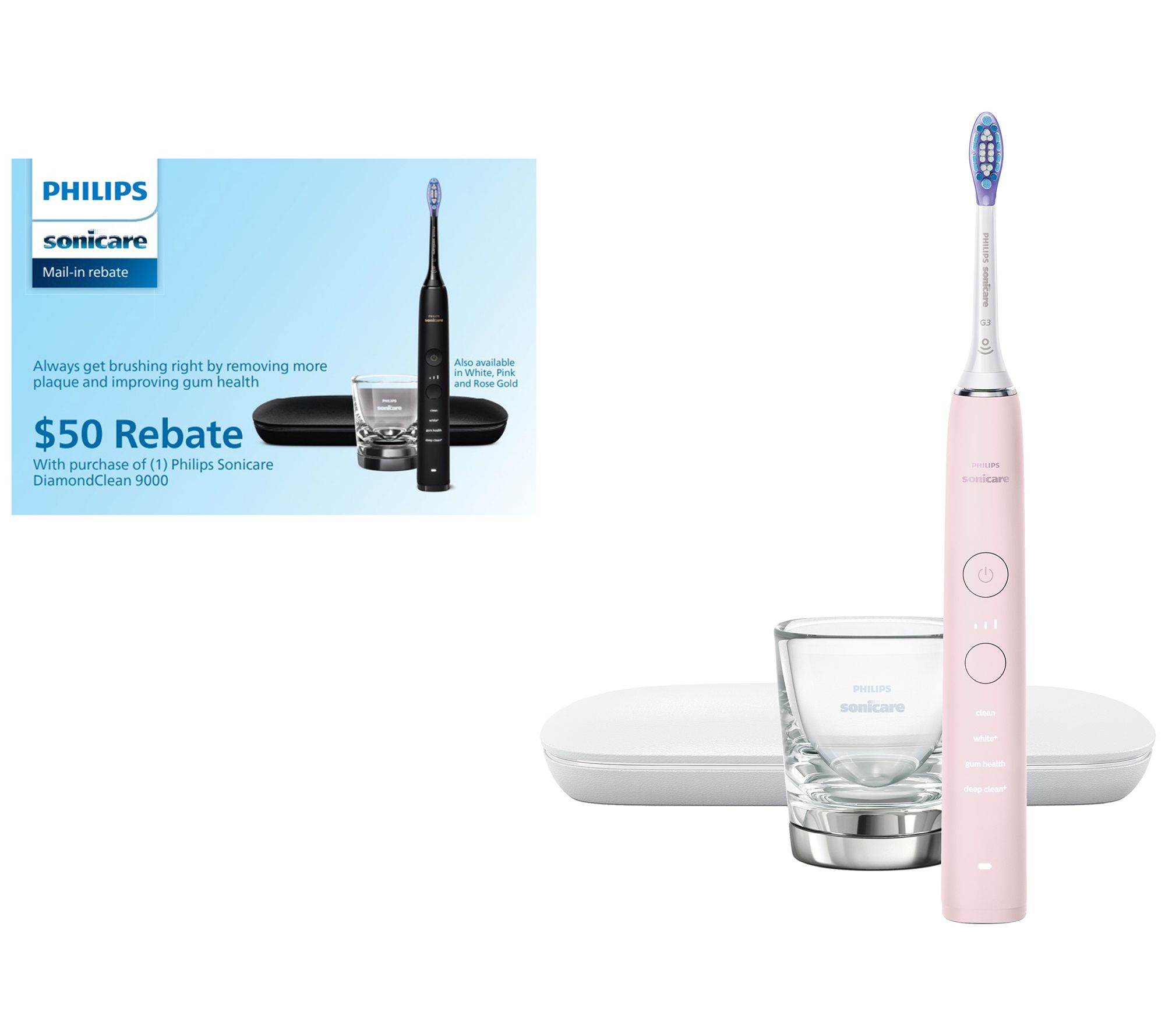 Philips Sonicare DiamondClean 9000 Toothbrush & Charging Base