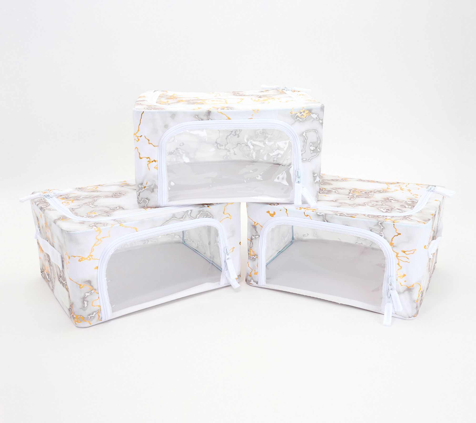 "As Is" Periea Set of 3 Compact Collapsible Storage Boxes