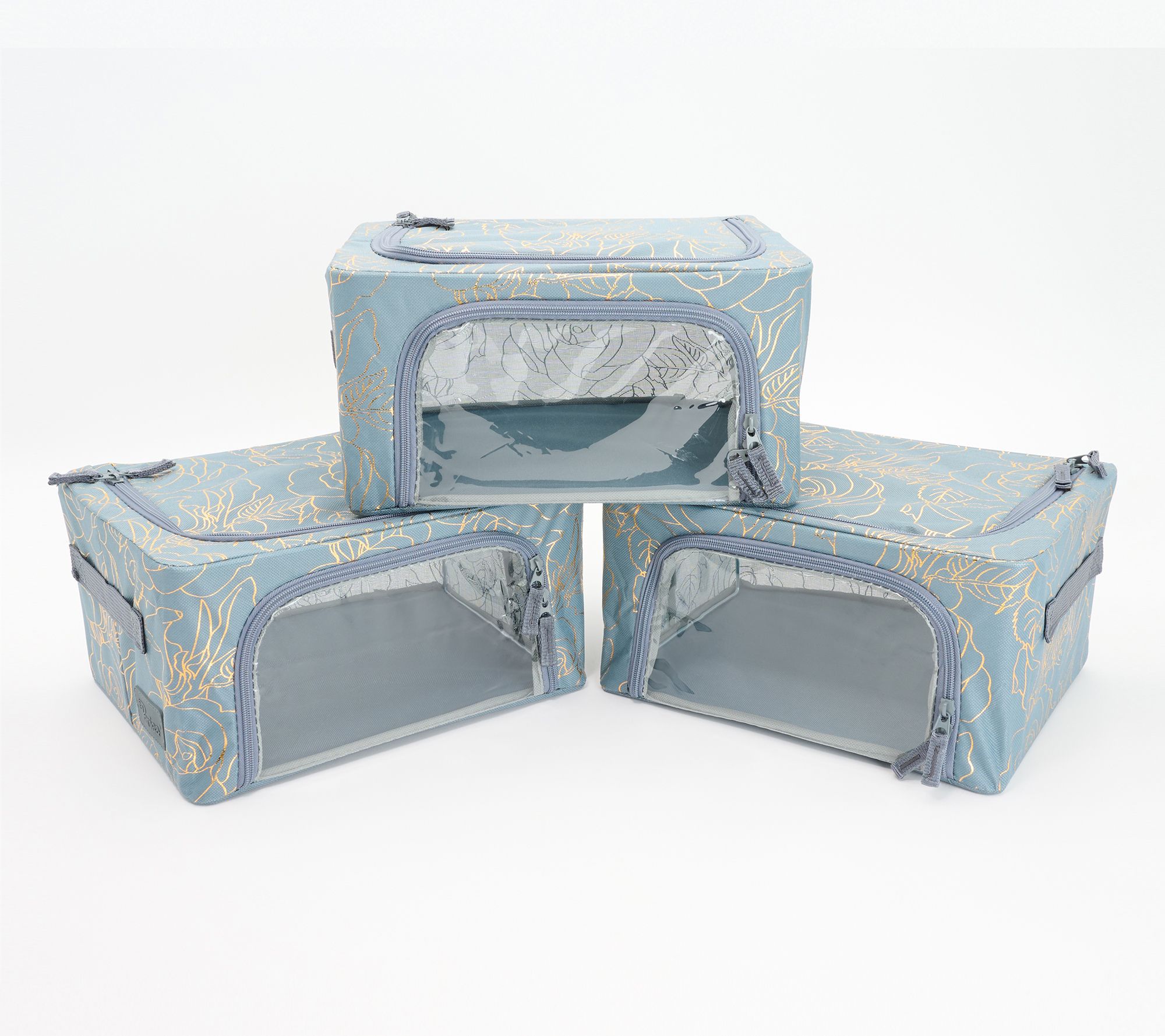 "As Is" Periea Set of 3 Compact Collapsible Storage Boxes